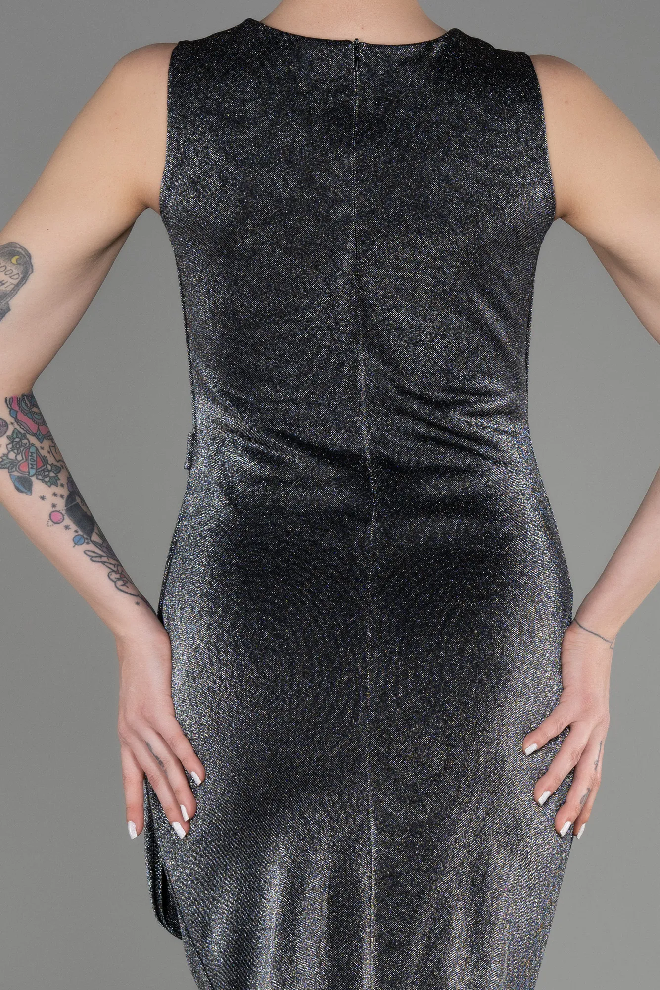 Anthracite-Short Party Dress ABK1992