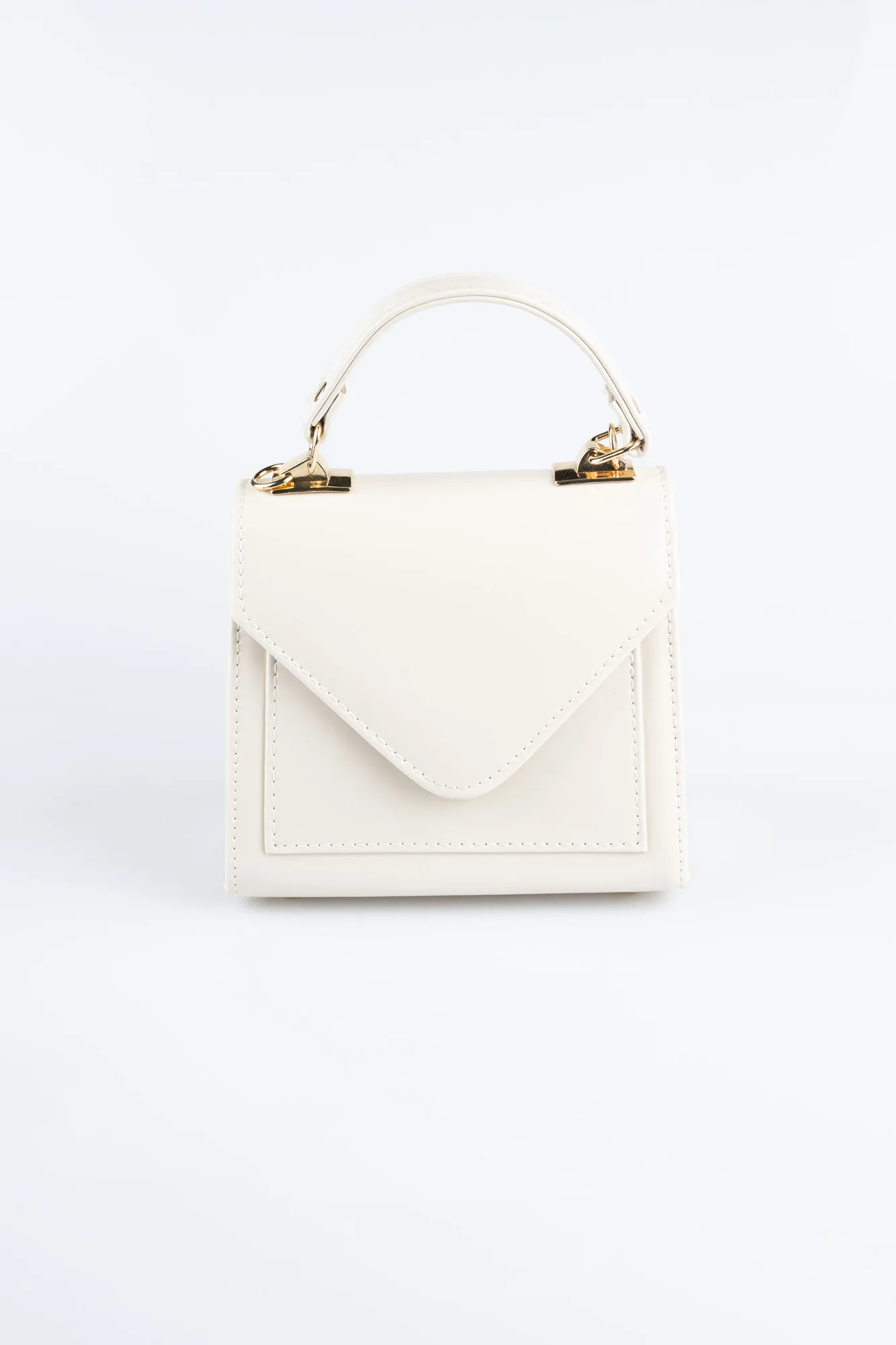 Beige-Leather Evening Bag KC900