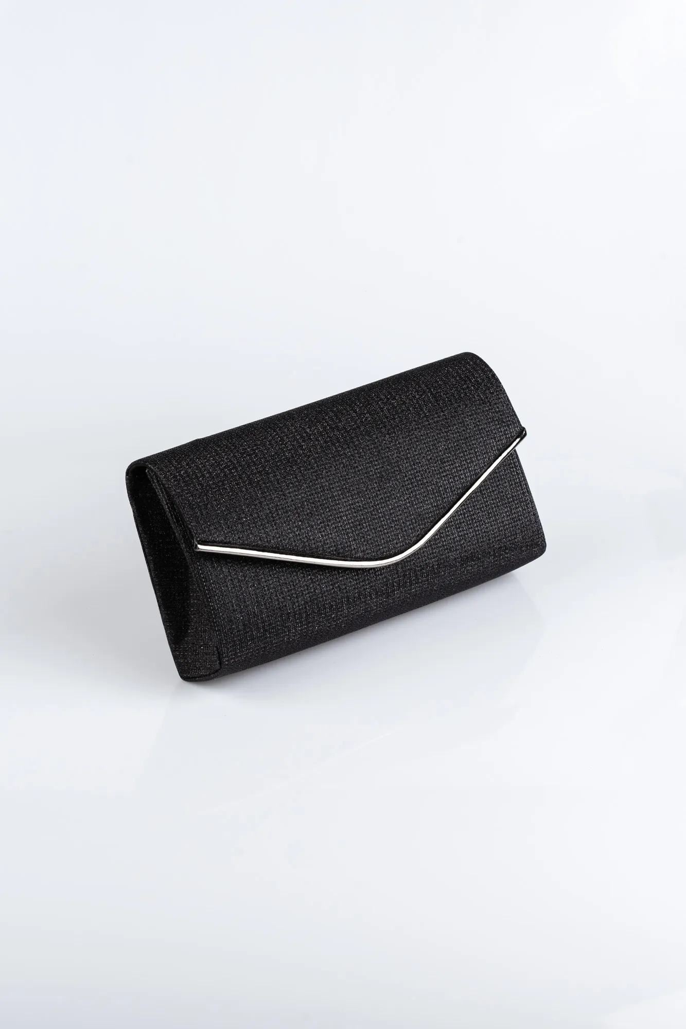 Black-Silver-Silvery Envelope Bag SH810