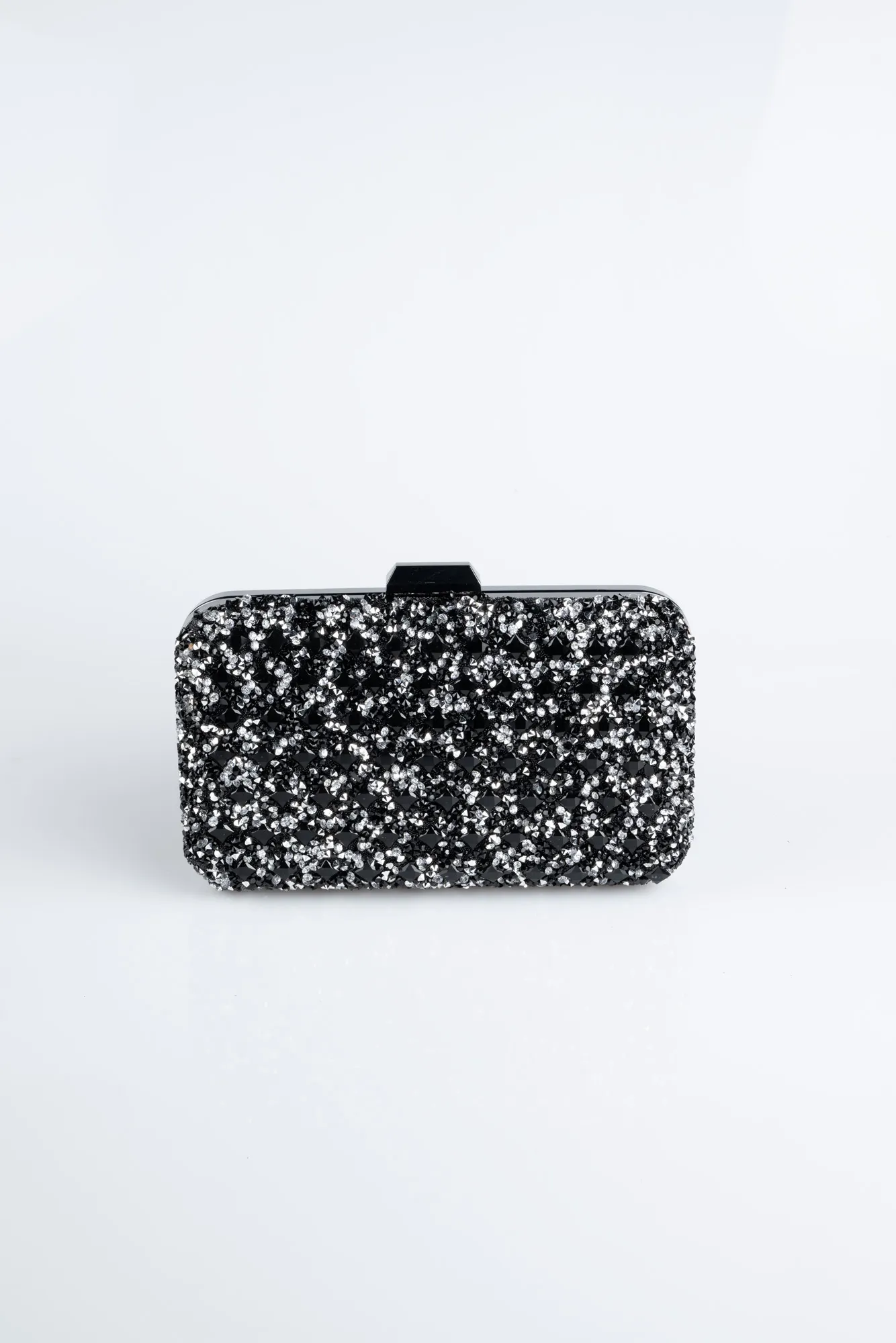 Black-Silver-Stony Night Bag SHT827