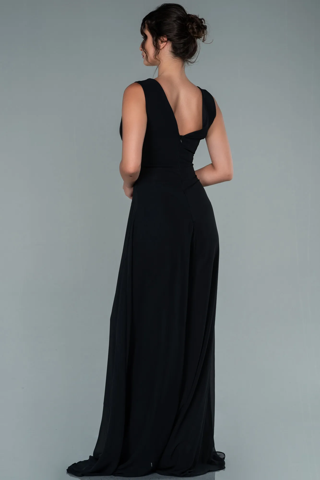Black-Chiffon Invitation Dress ABT075