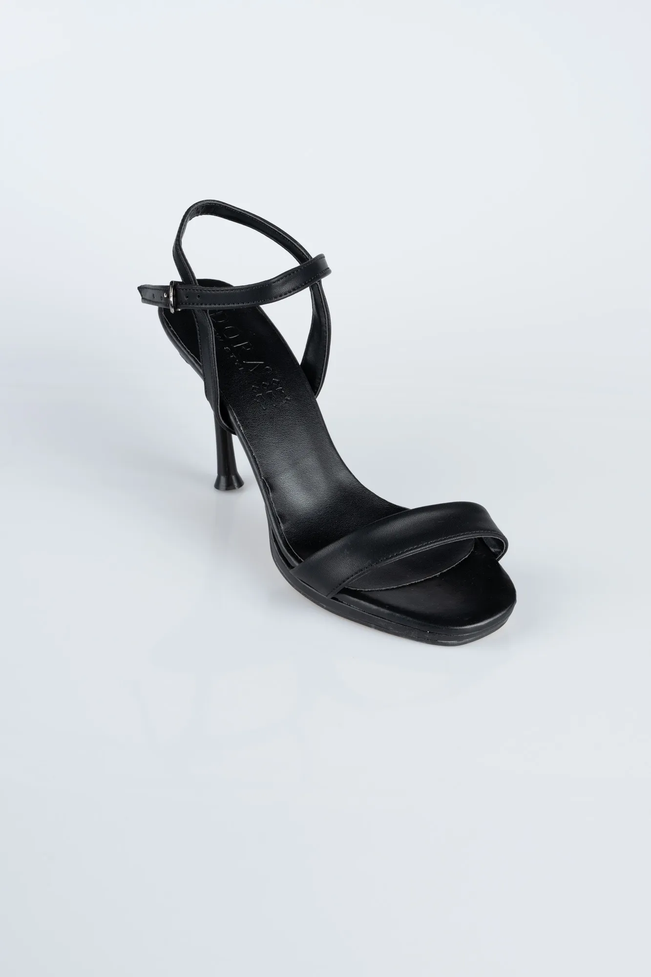 Black-Leather Evening Shoe AB1119