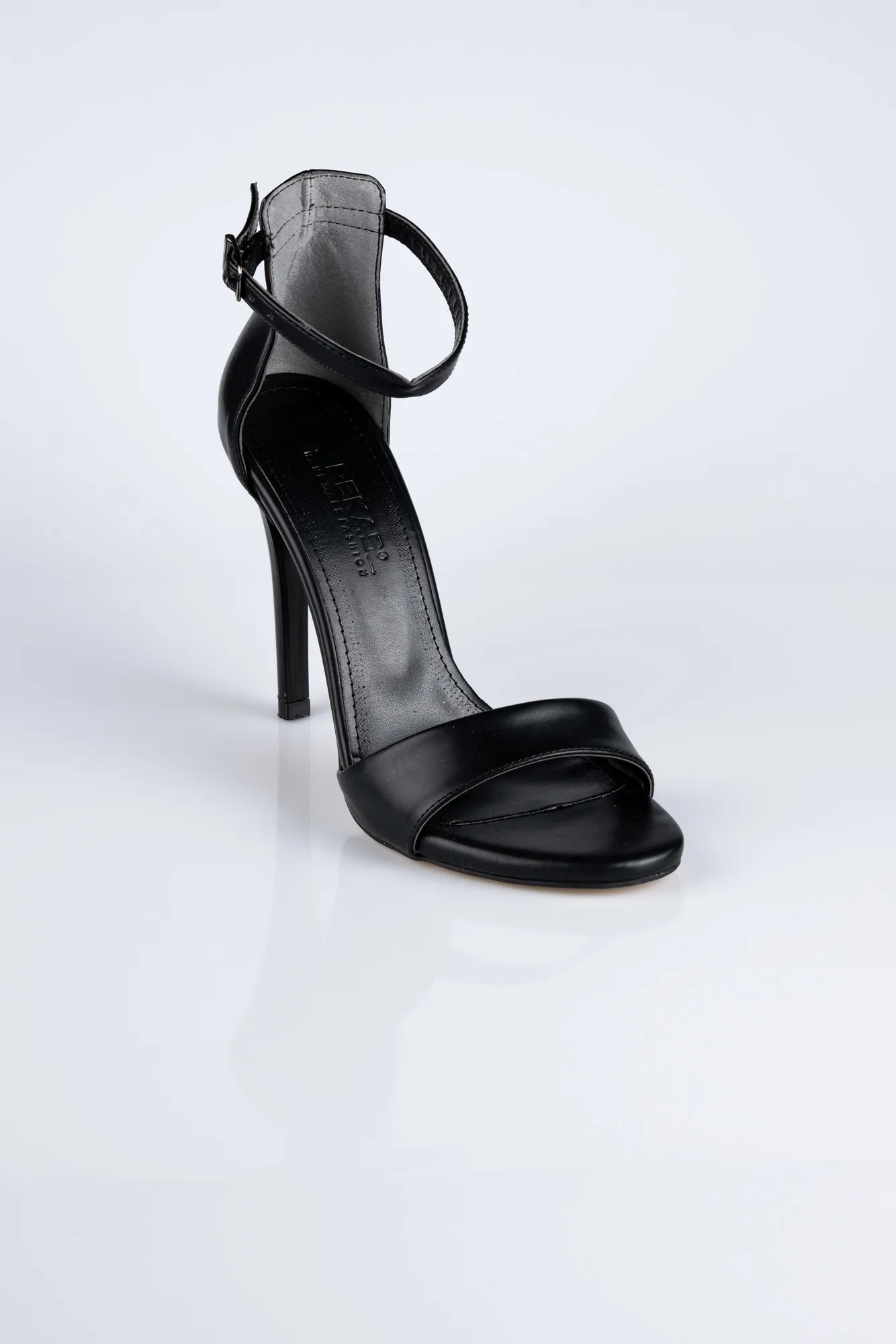 Black-Leather Evening Shoe ABD1401