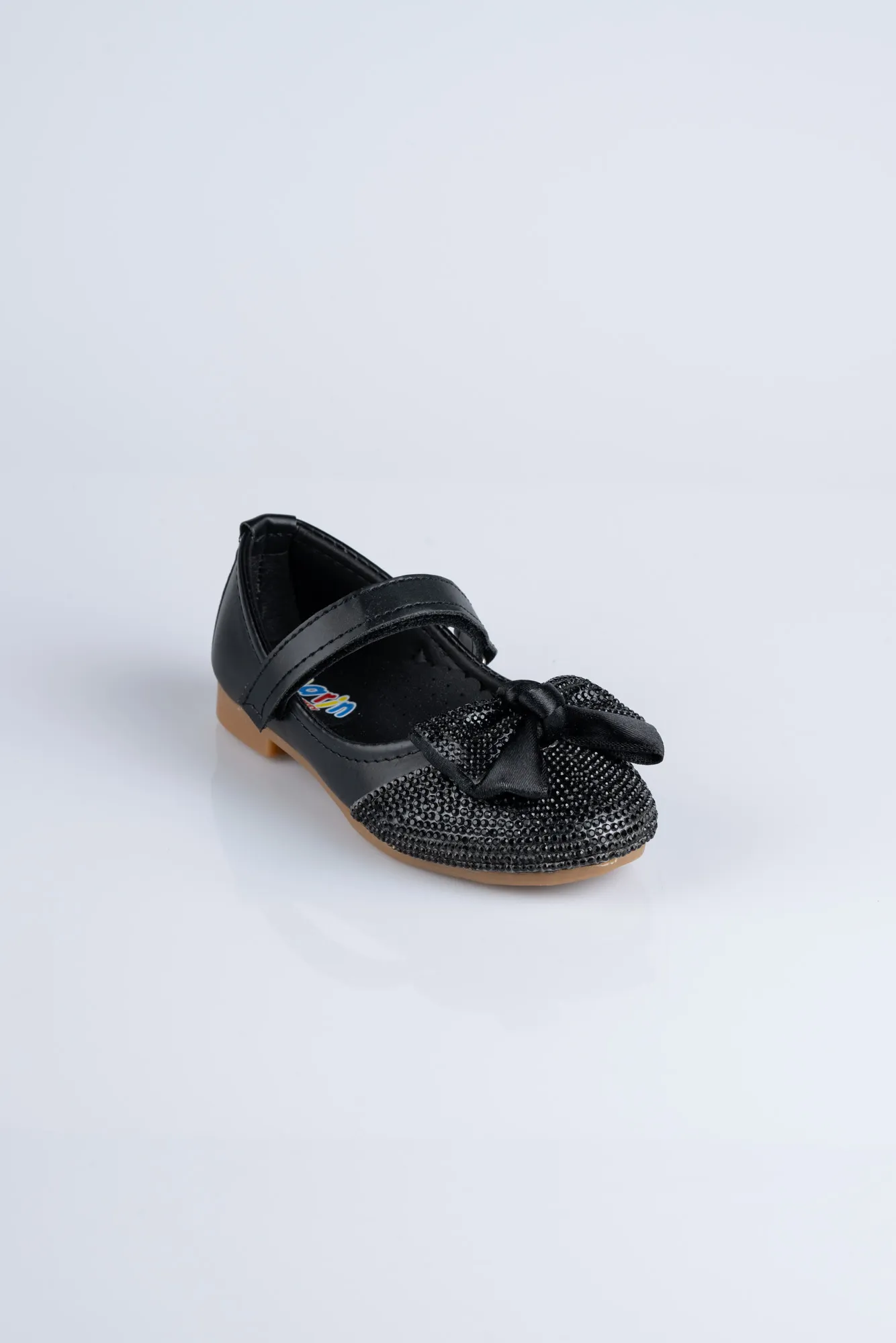 Black-Leather Kid Shoe MJ4000