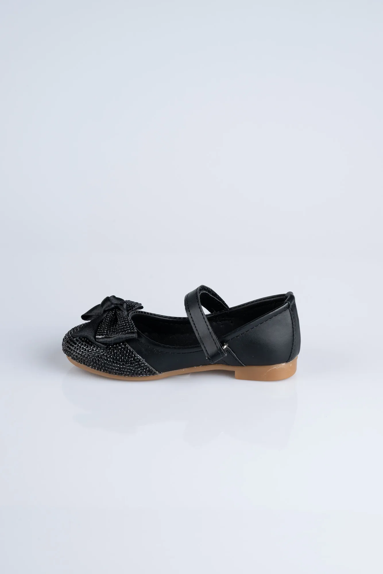Black-Leather Kid Shoe MJ4000