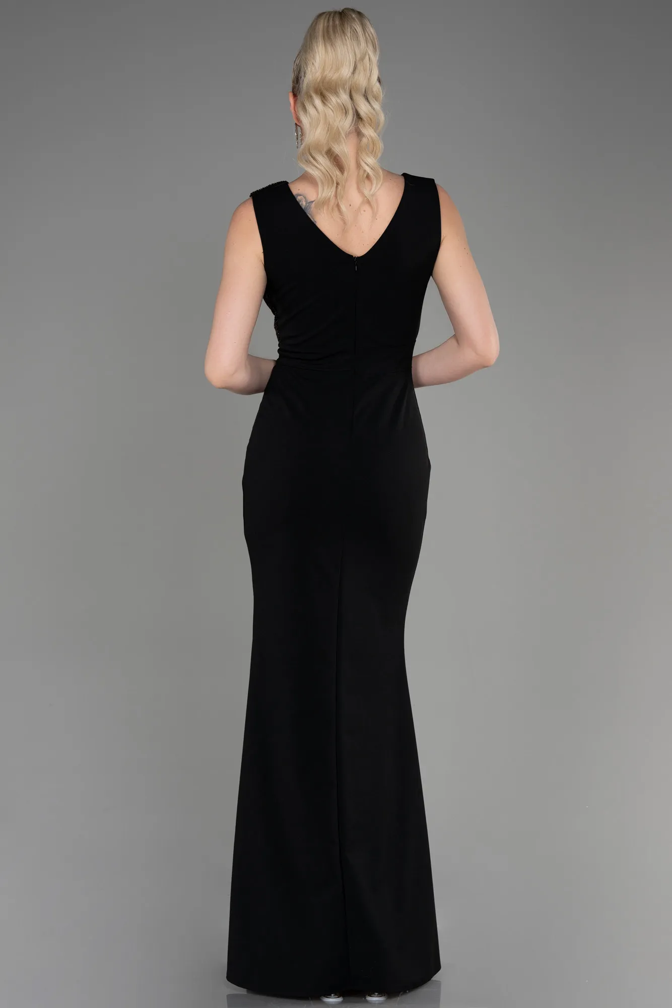 Black-Long Evening Dress ABU1190
