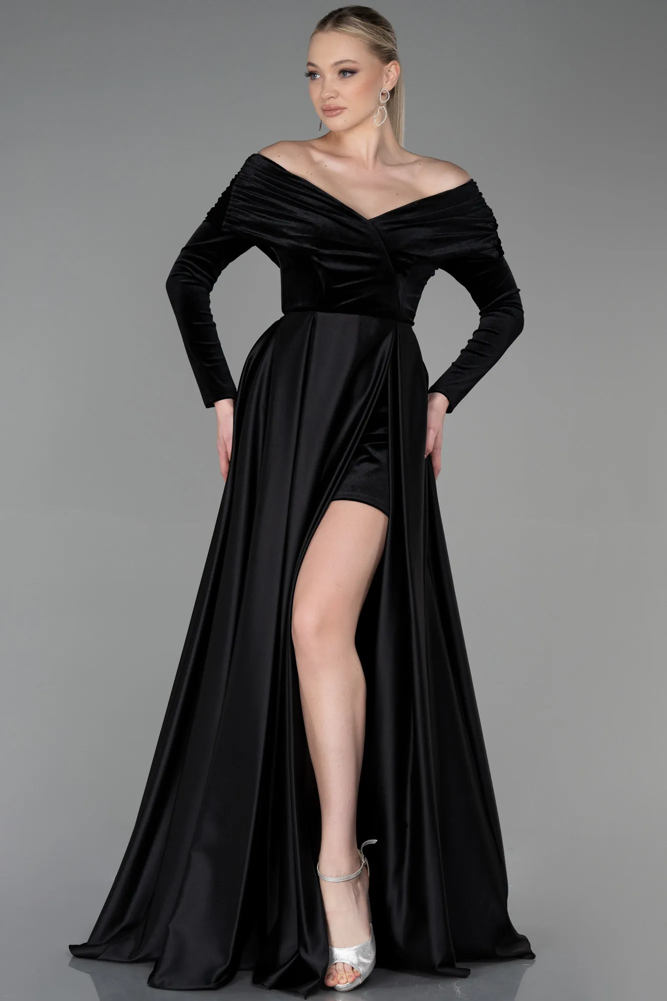 Black-Long Evening Dress ABU2083