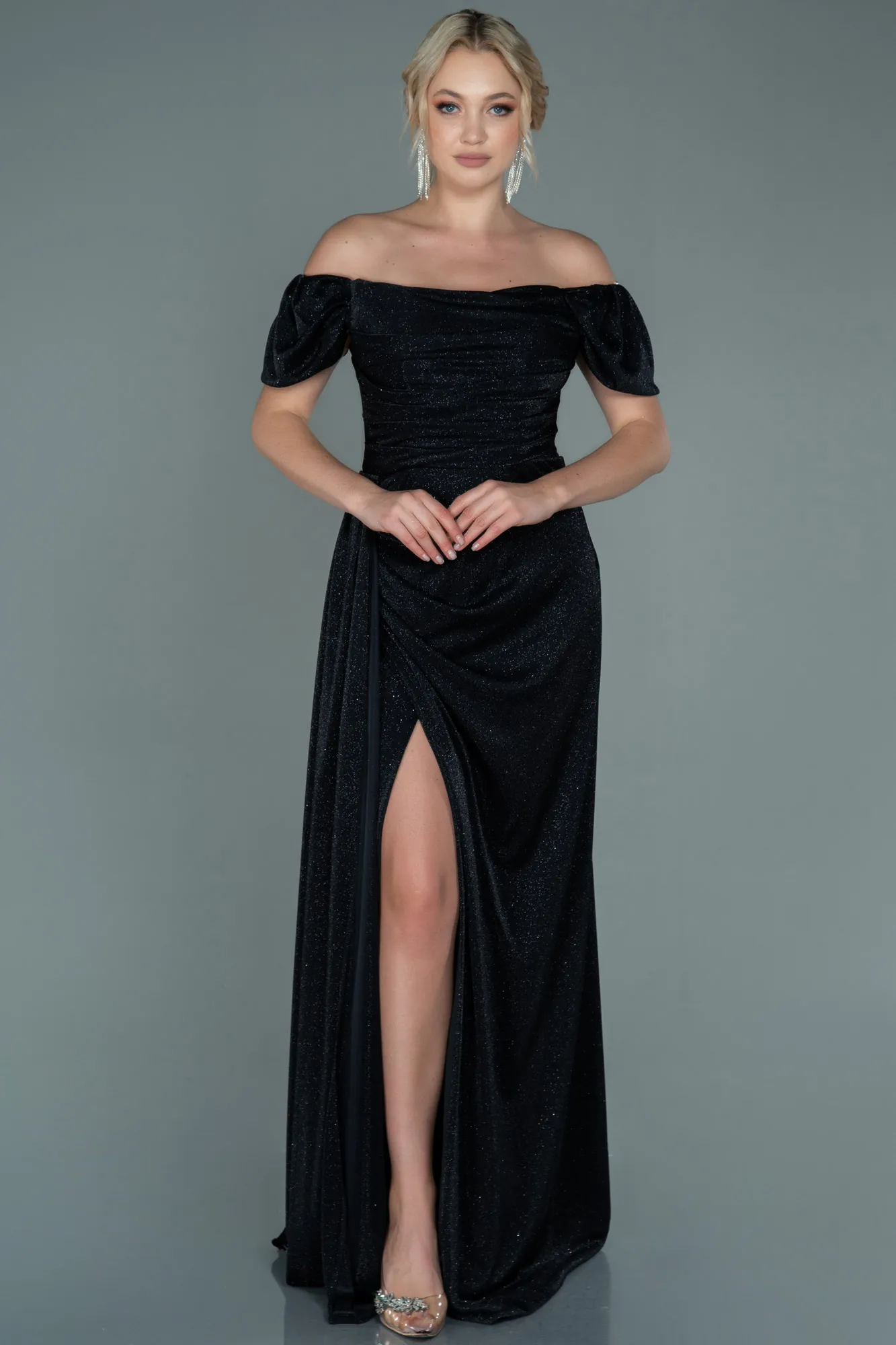 Black-Long Evening Dress ABU2657