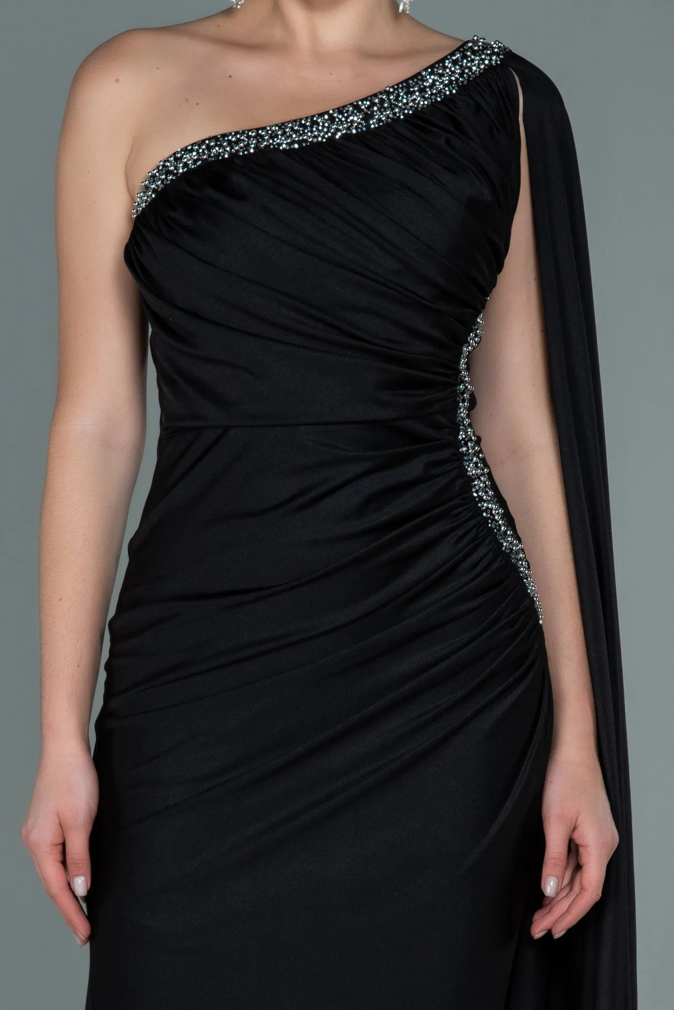 Black-Long Evening Dress ABU2663