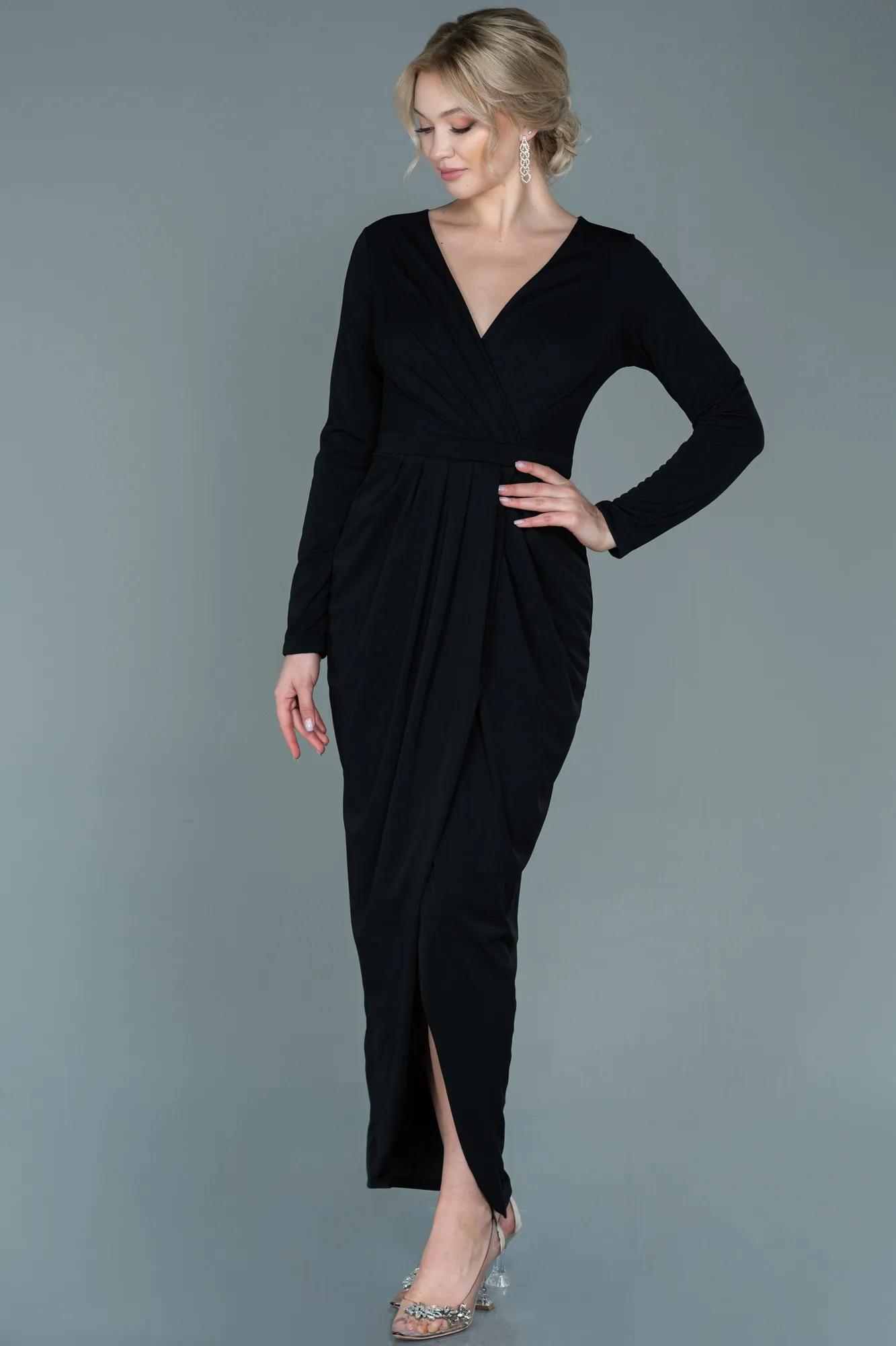 Black-Long Evening Dress ABU2691