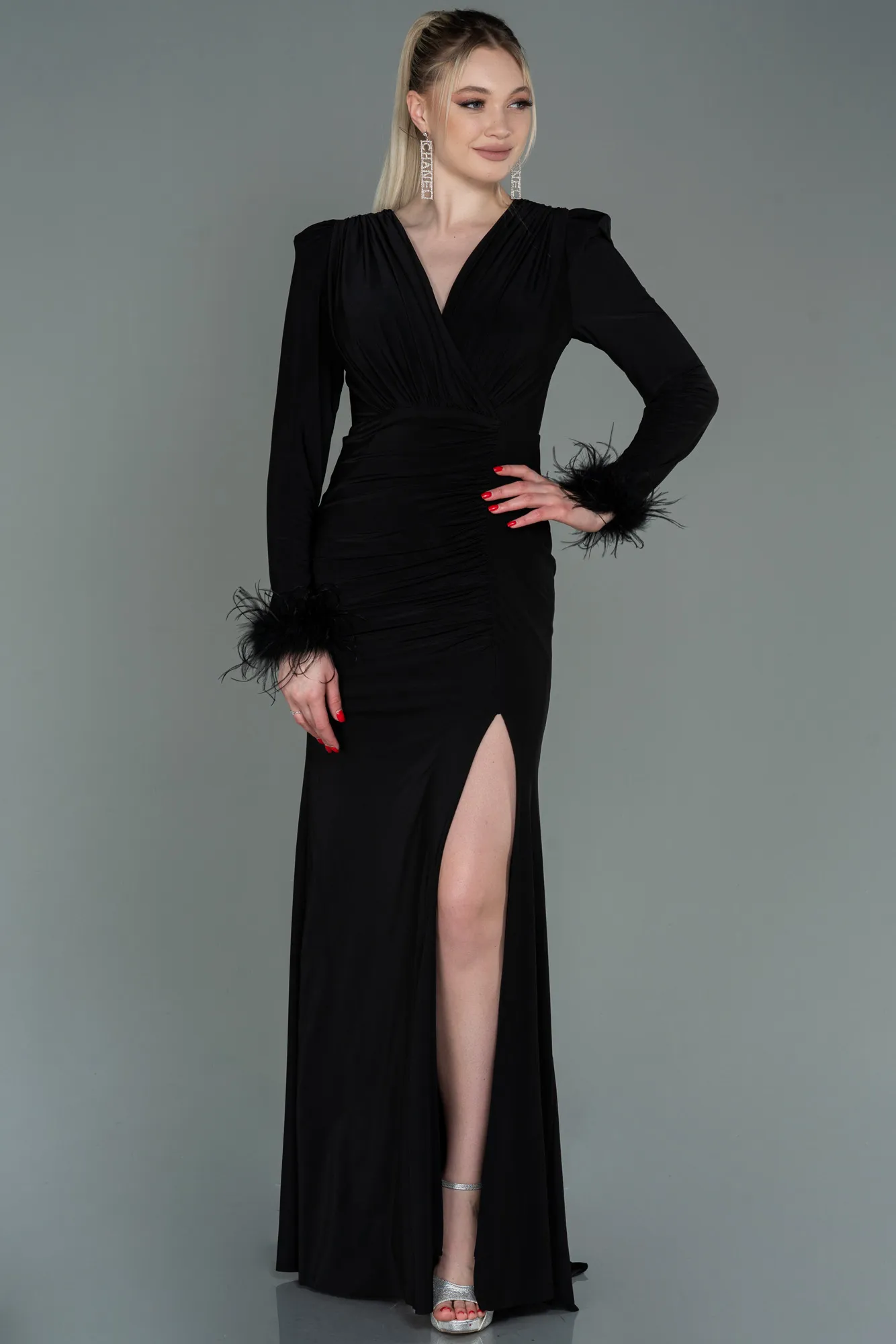 Black-Long Evening Dress ABU2804