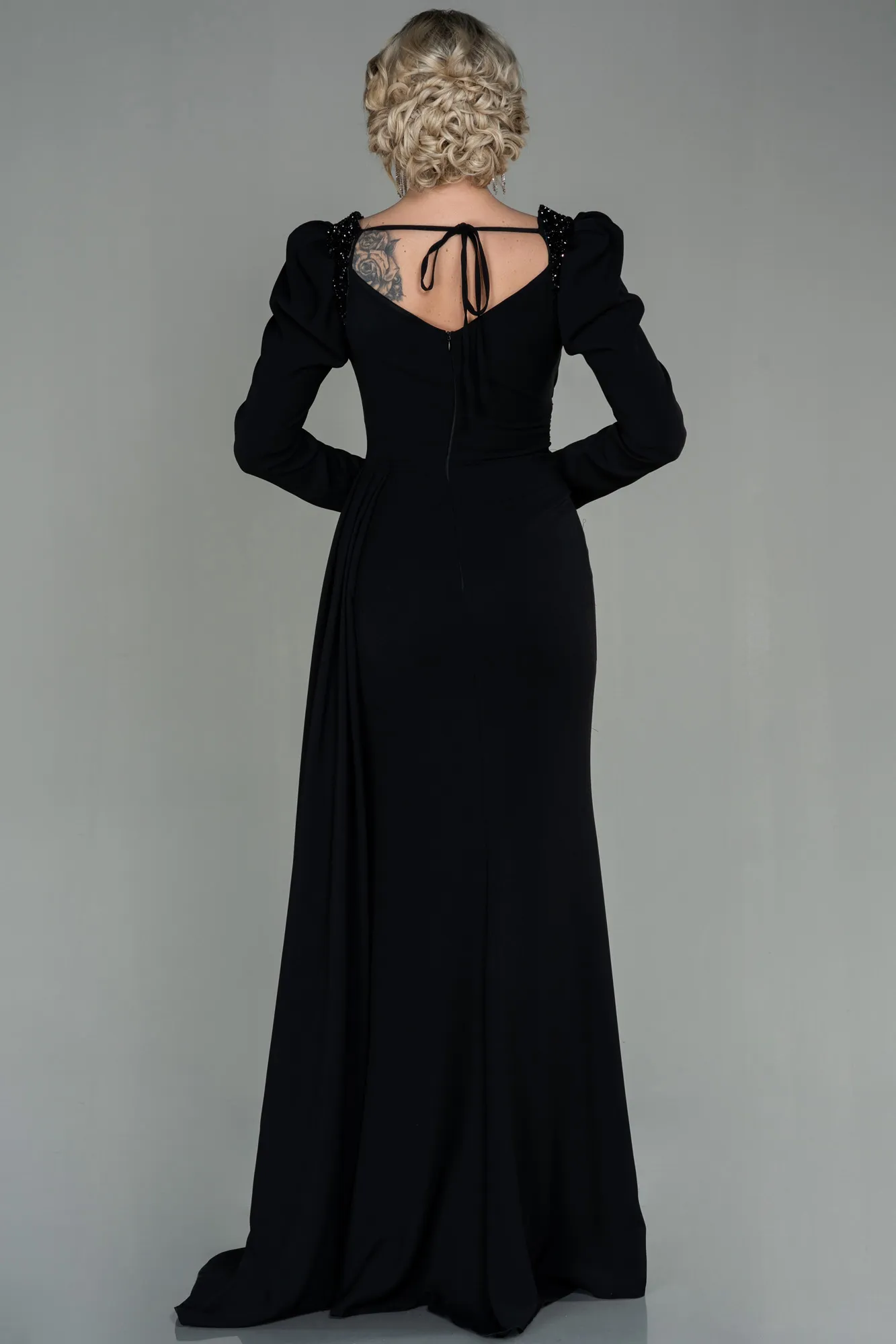 Black-Long Evening Dress ABU2895