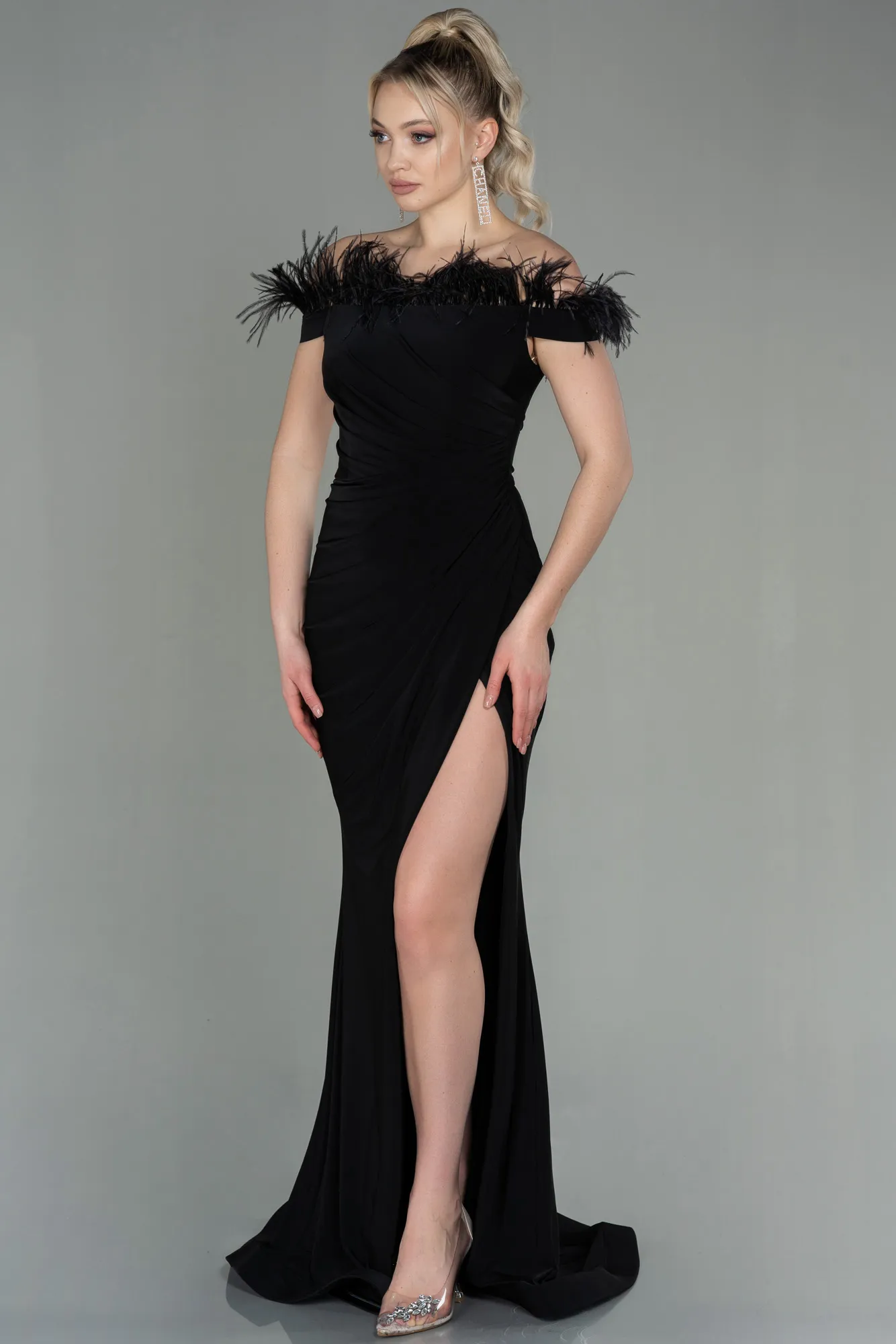 Black-Long Evening Dress ABU2906