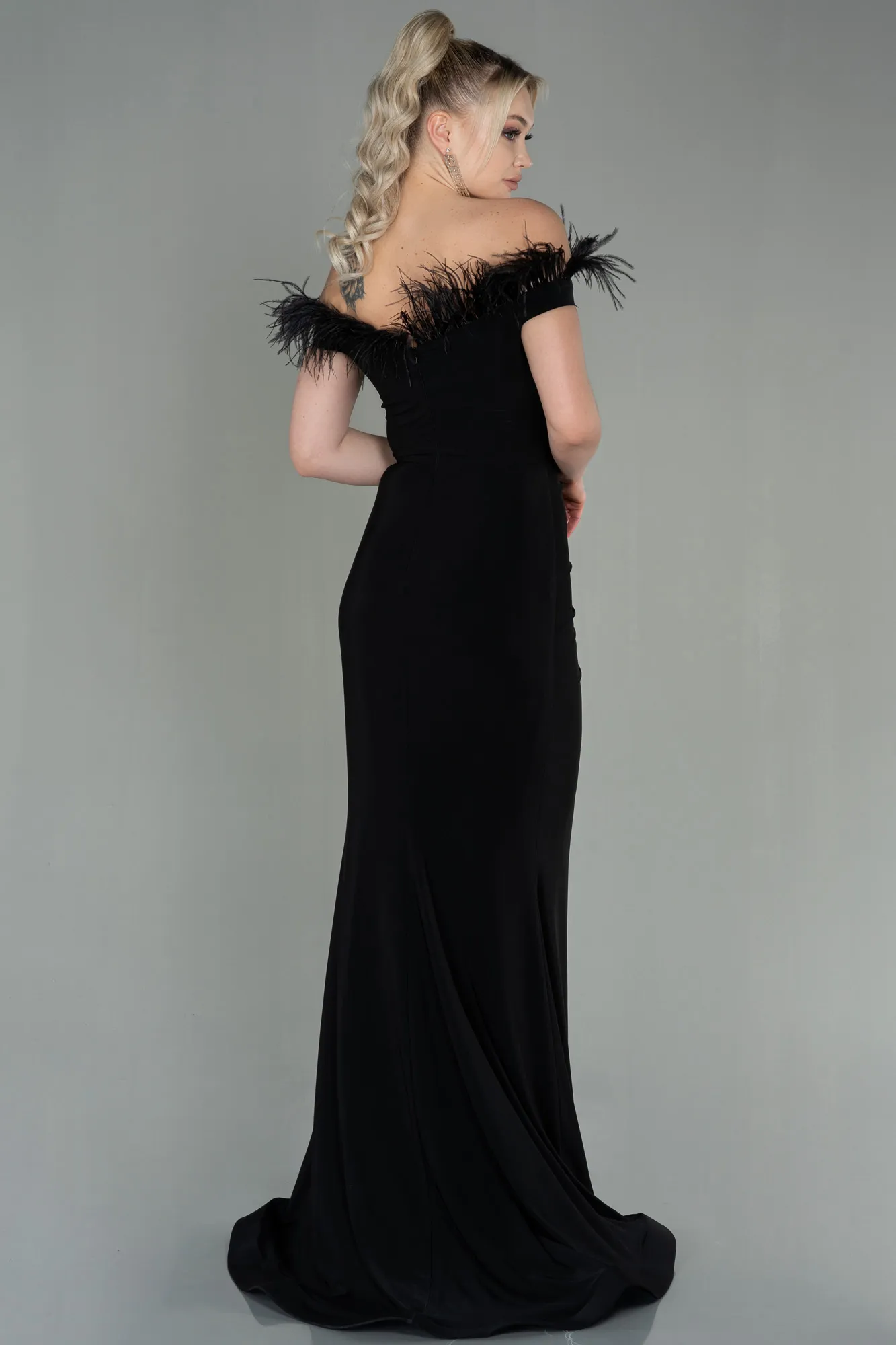 Black-Long Evening Dress ABU2906