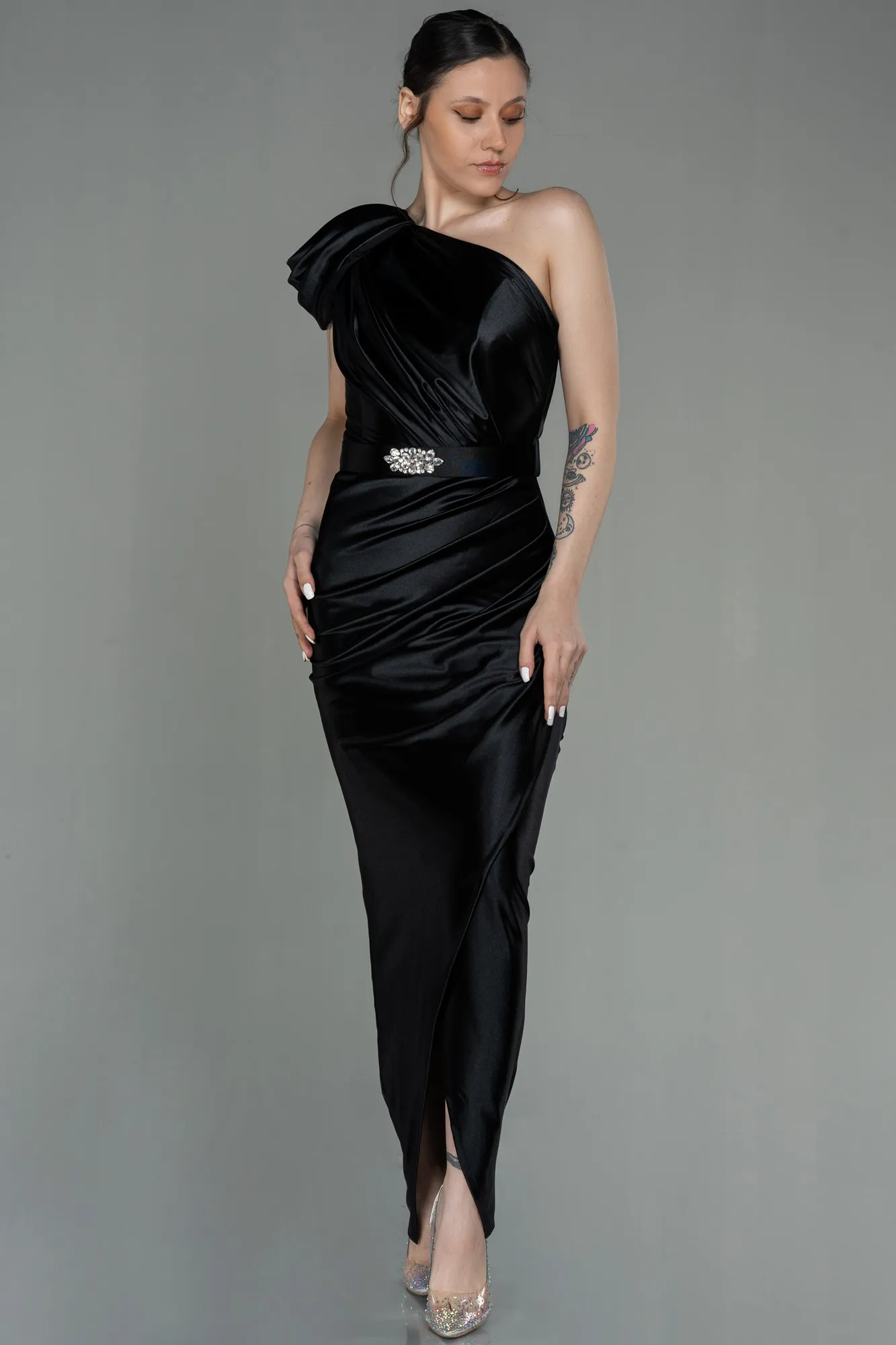 Black-Long Evening Dress ABU2982