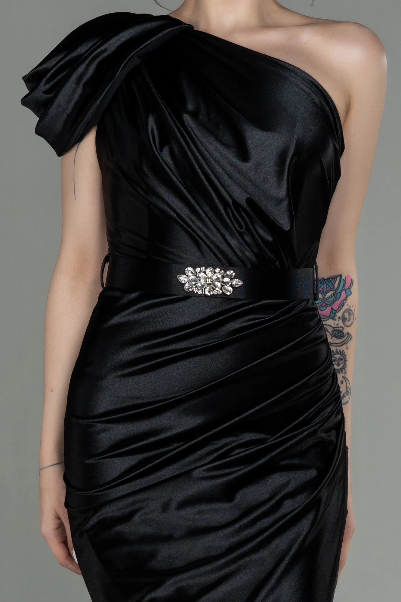 Black-Long Evening Dress ABU2982