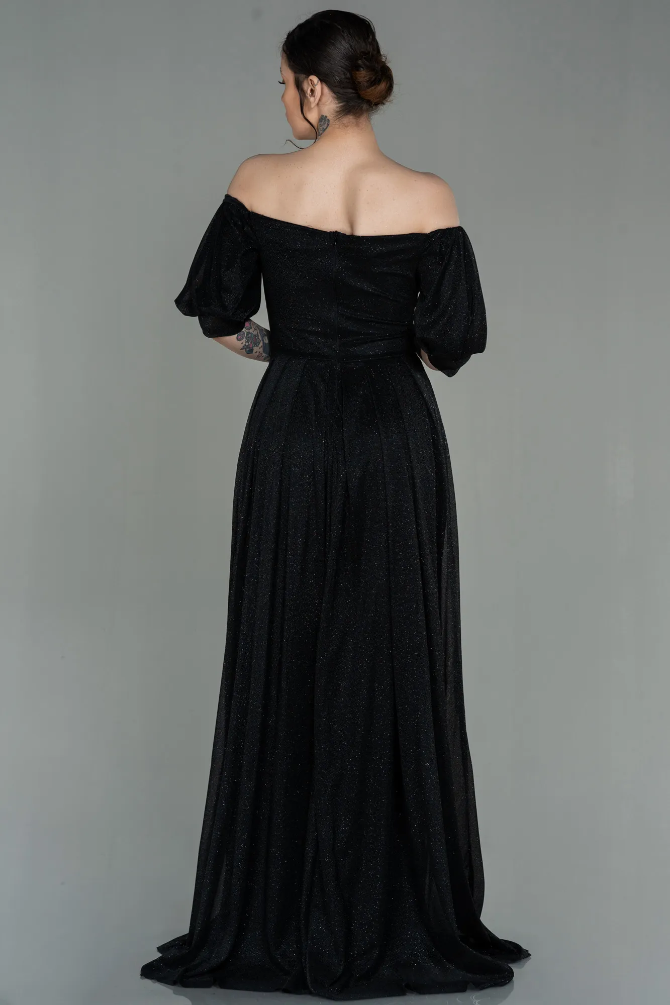 Black-Long Evening Dress ABU2983