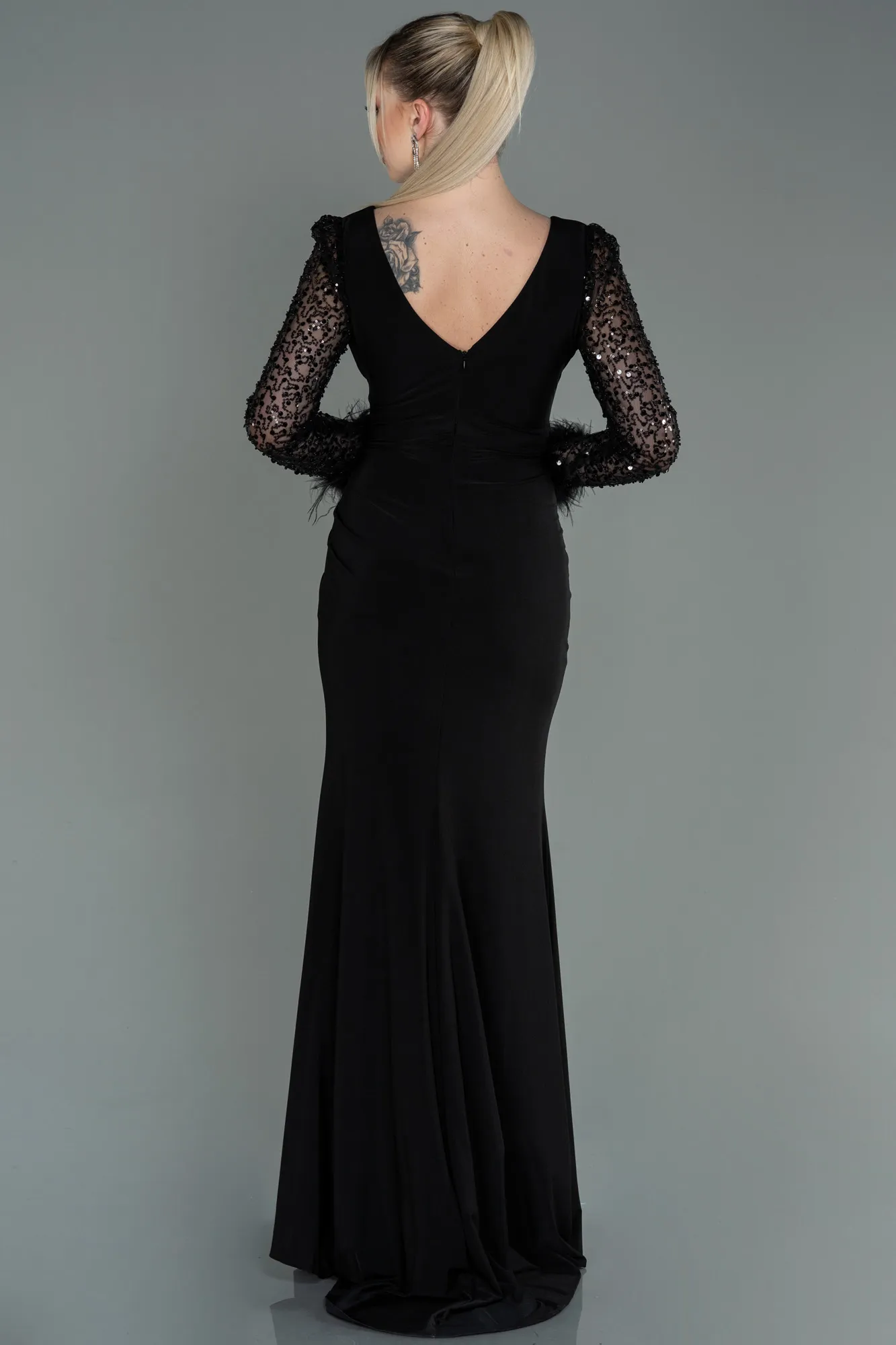 Black-Long Evening Dress ABU3008