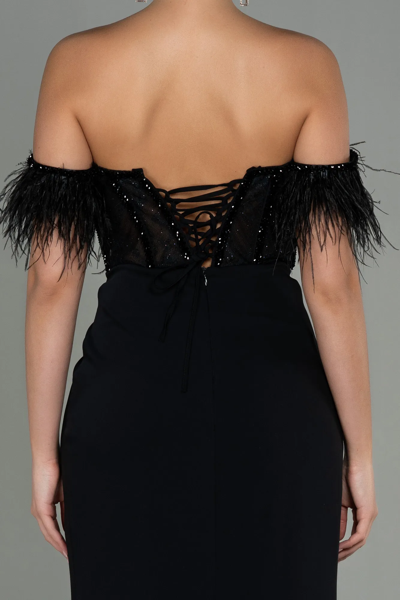 Black-Long Evening Dress ABU3050
