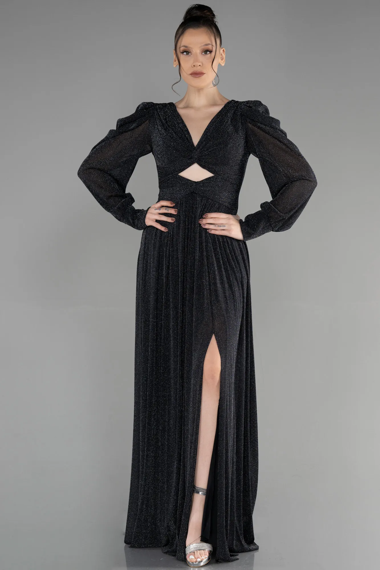 Black-Long Evening Dress ABU3103