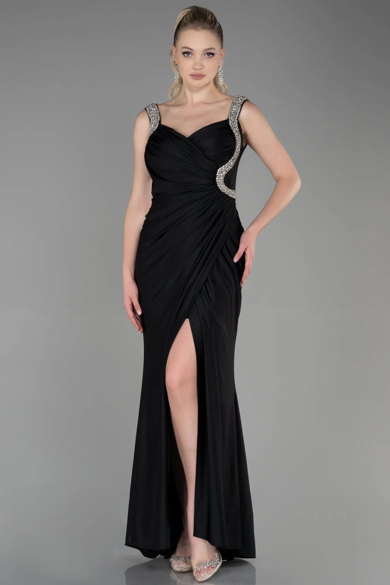 Black-Long Evening Dress ABU3270
