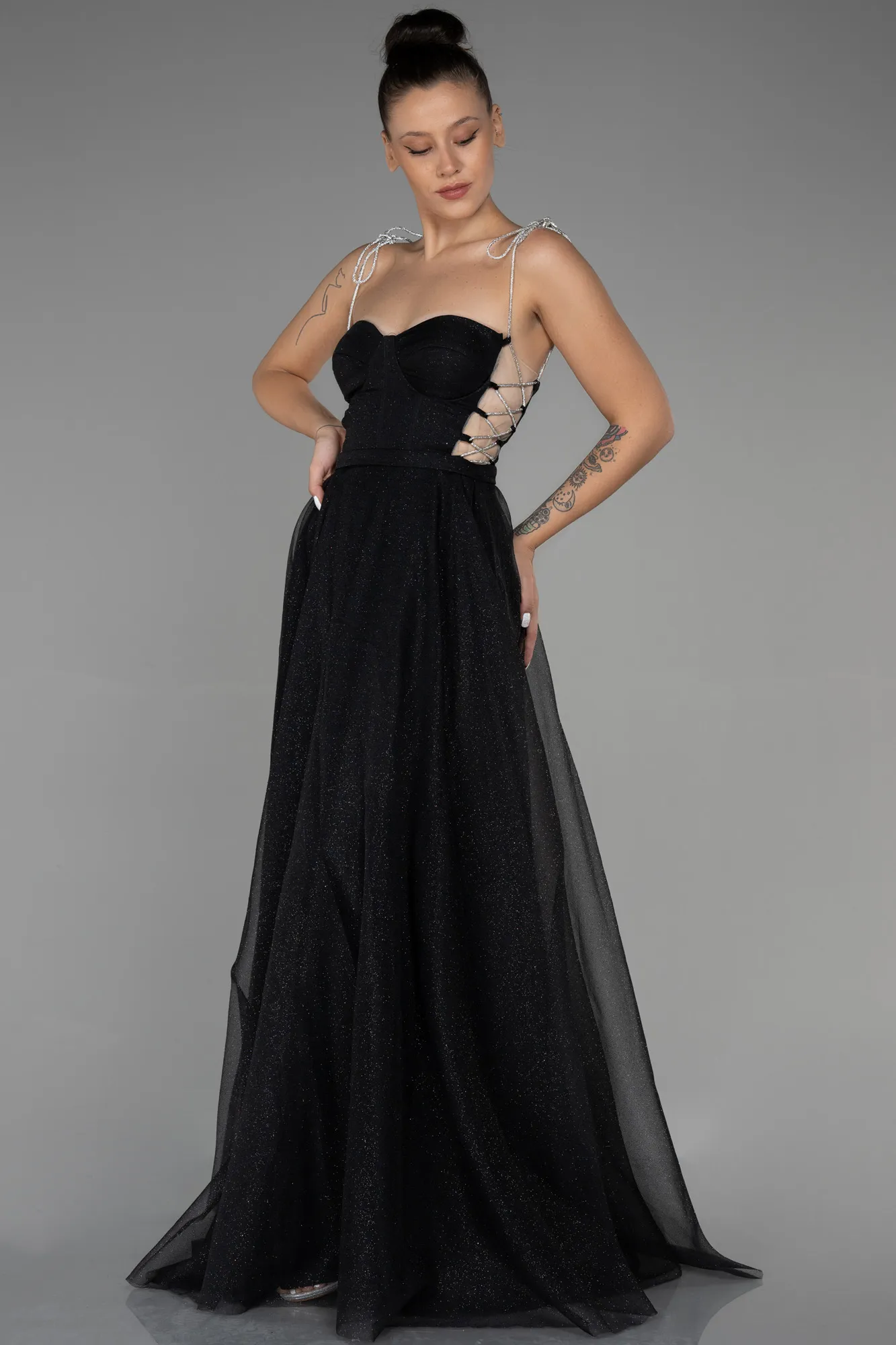 Black-Long Evening Dress ABU3311