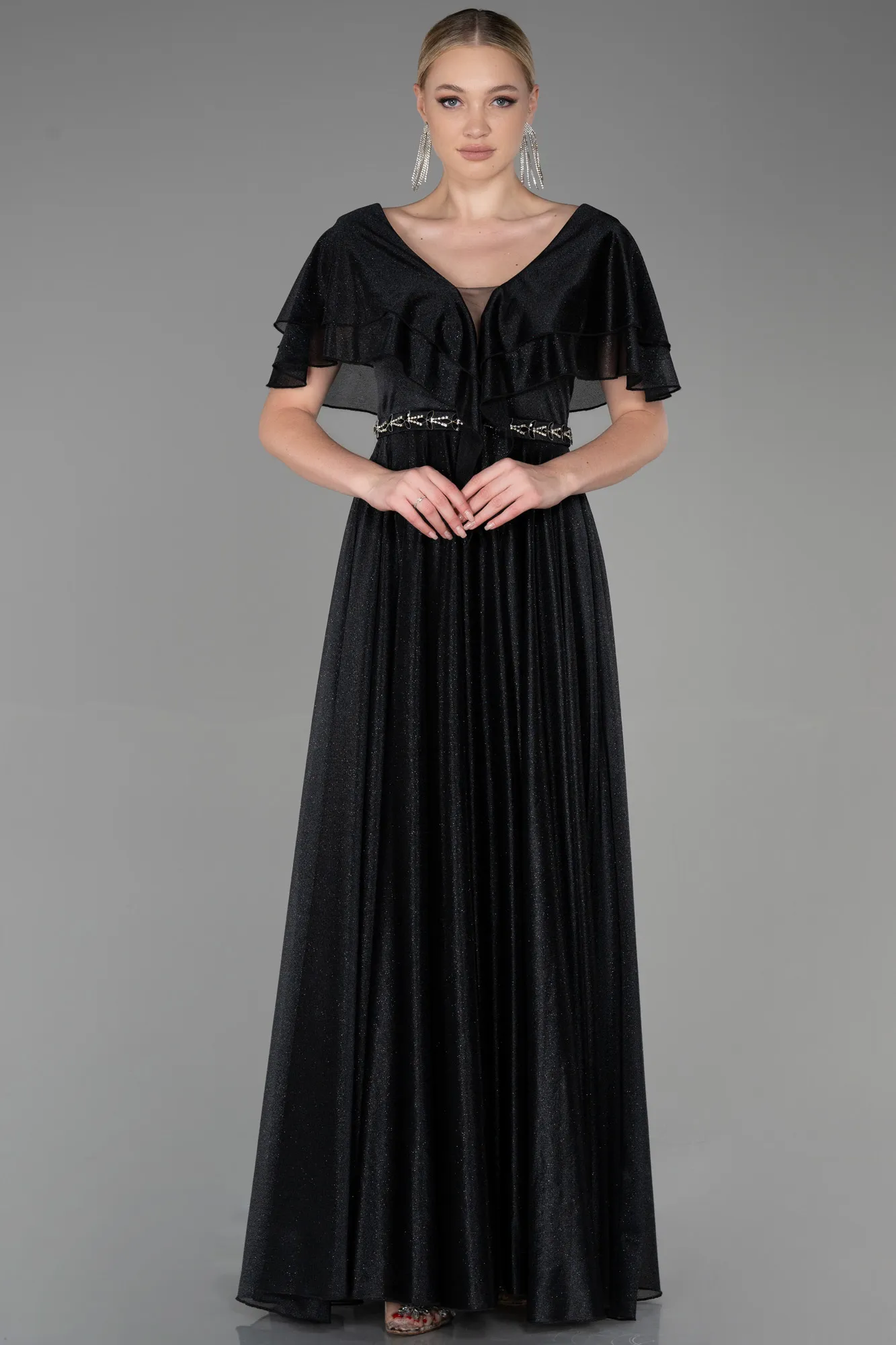 Black-Long Evening Dress ABU3313