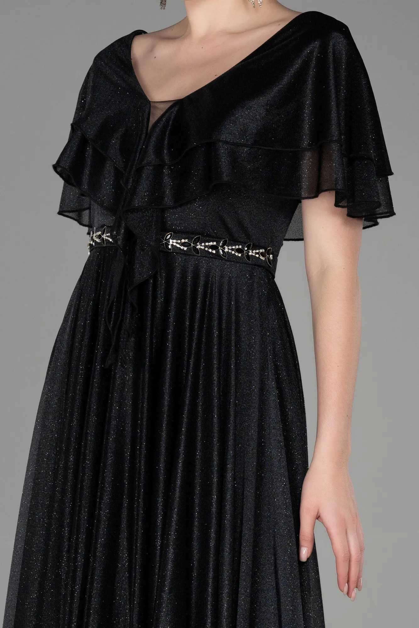 Black-Long Evening Dress ABU3313