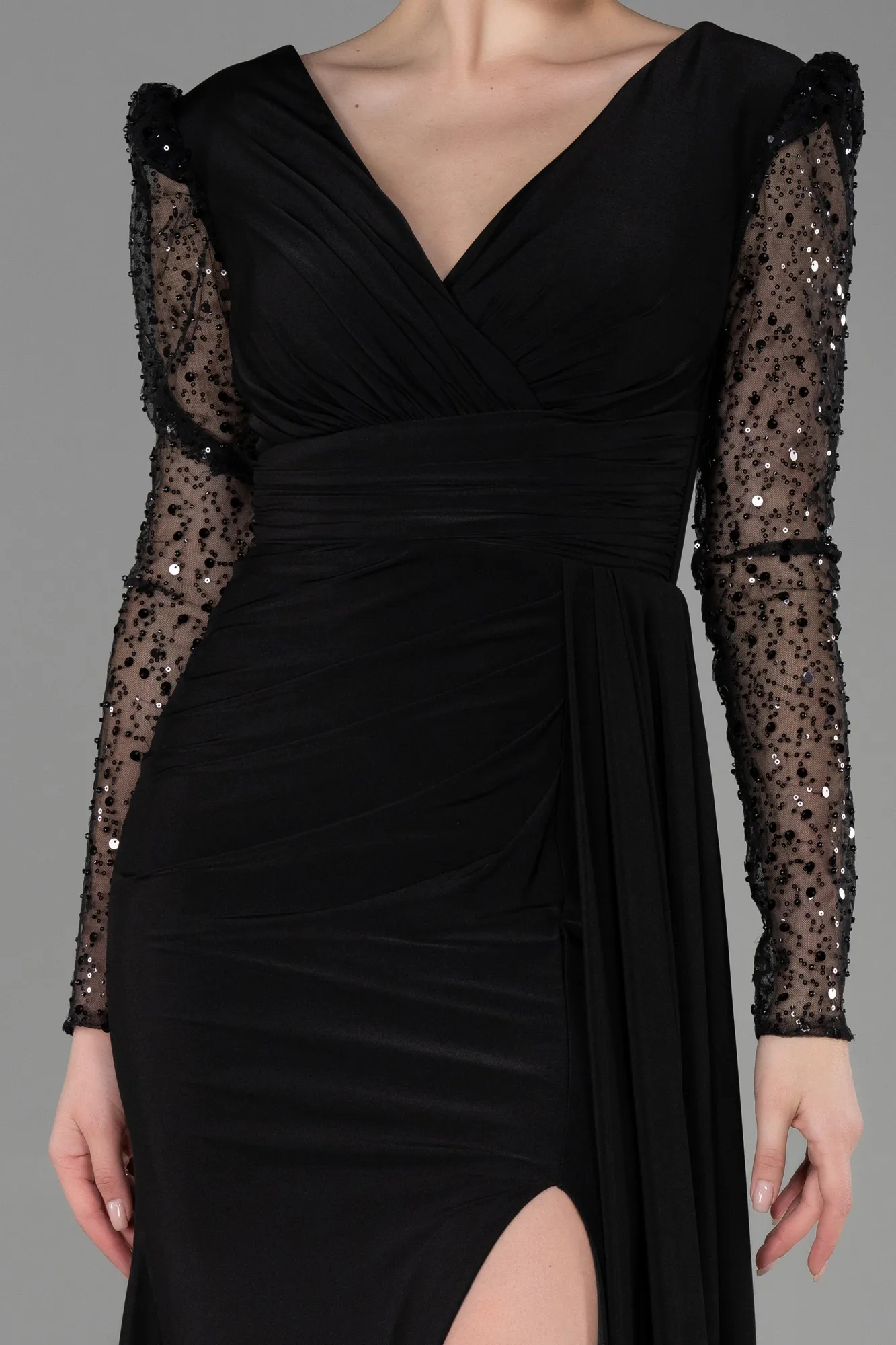 Black-Long Evening Dress ABU3321