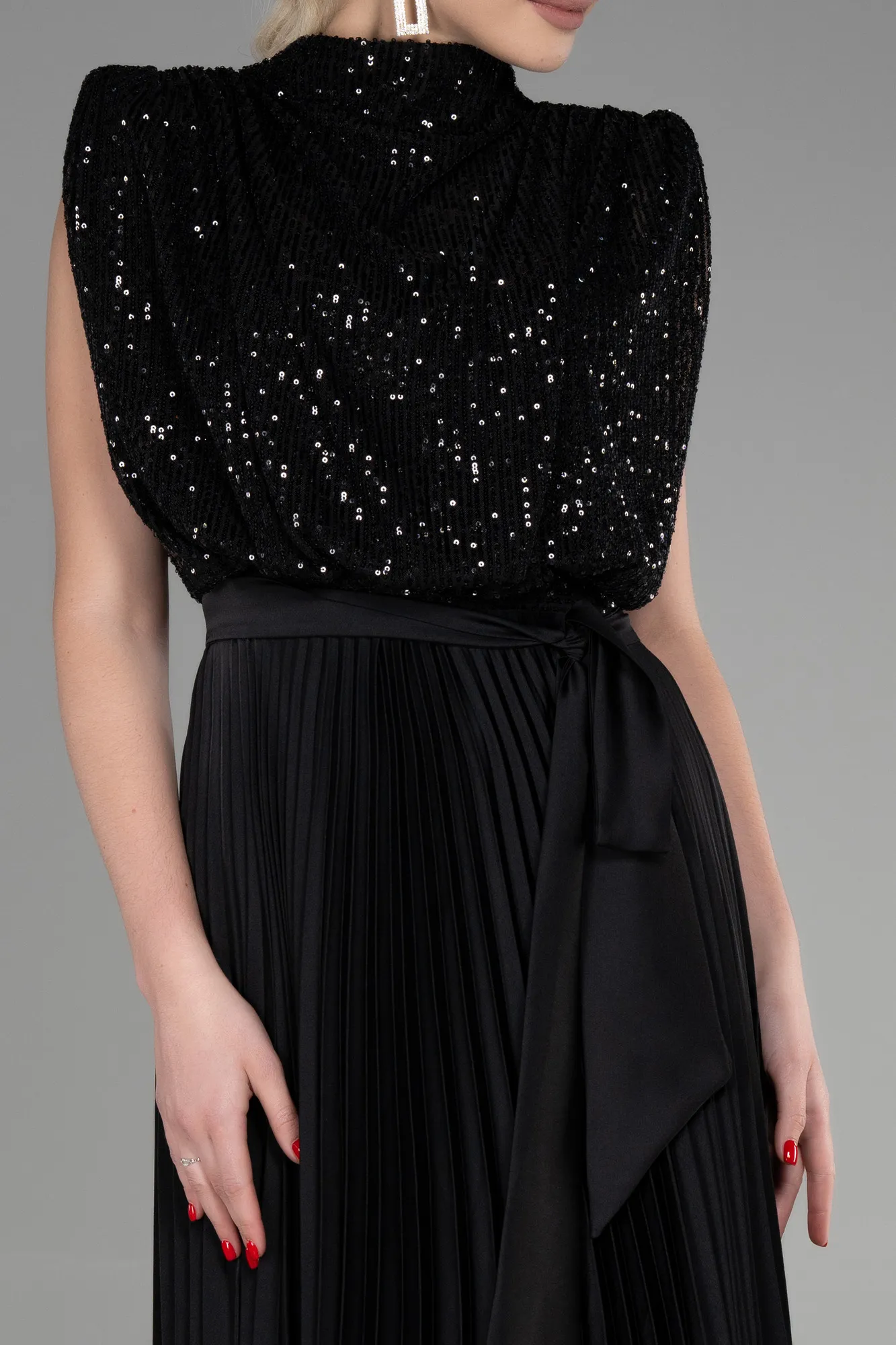 Black-Long Evening Dress ABU3326