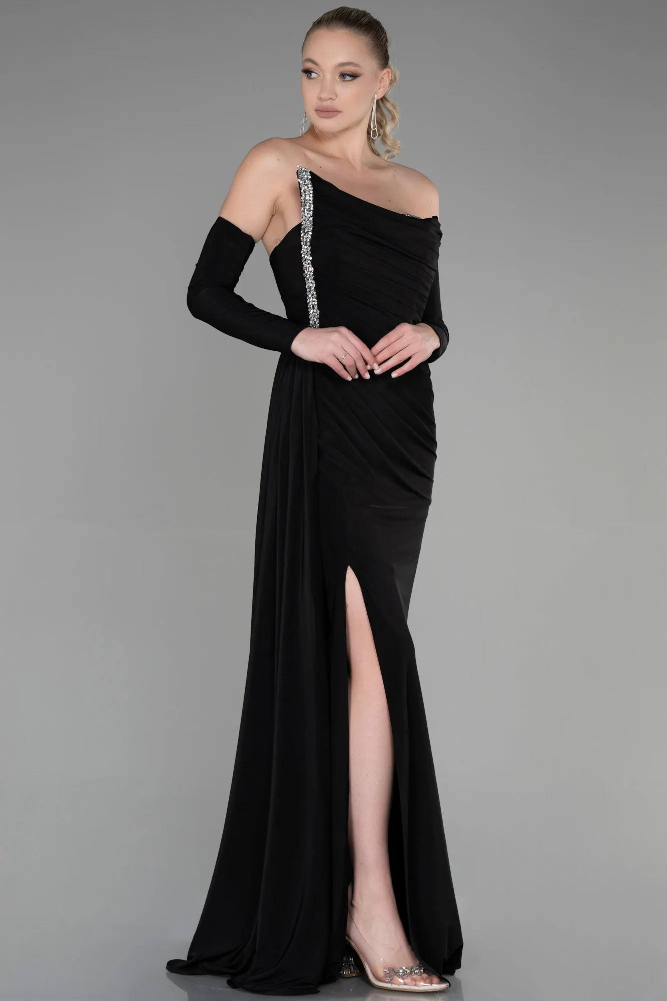 Black-Long Evening Dress ABU3342