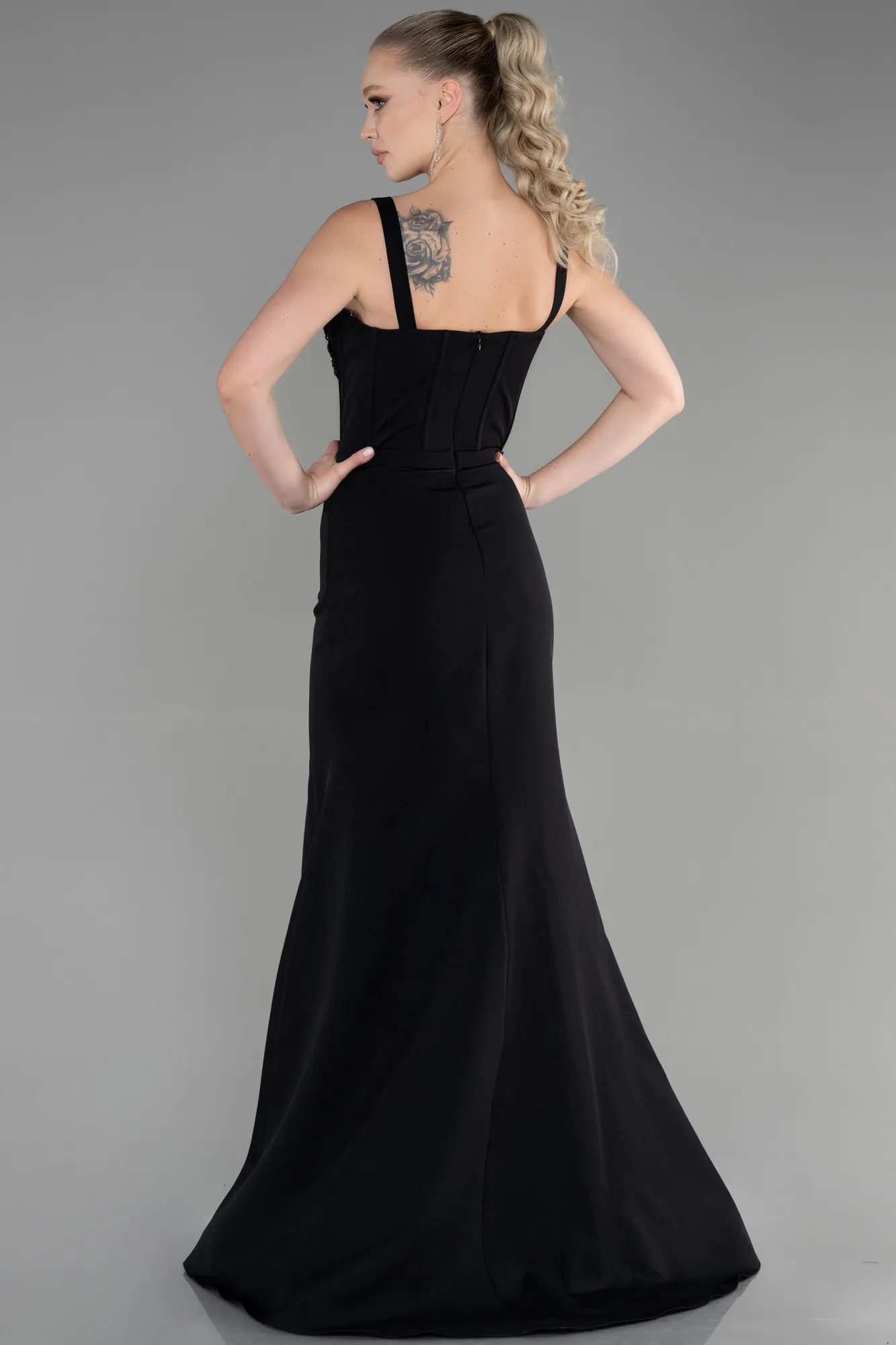 Black-Long Evening Dress ABU3345