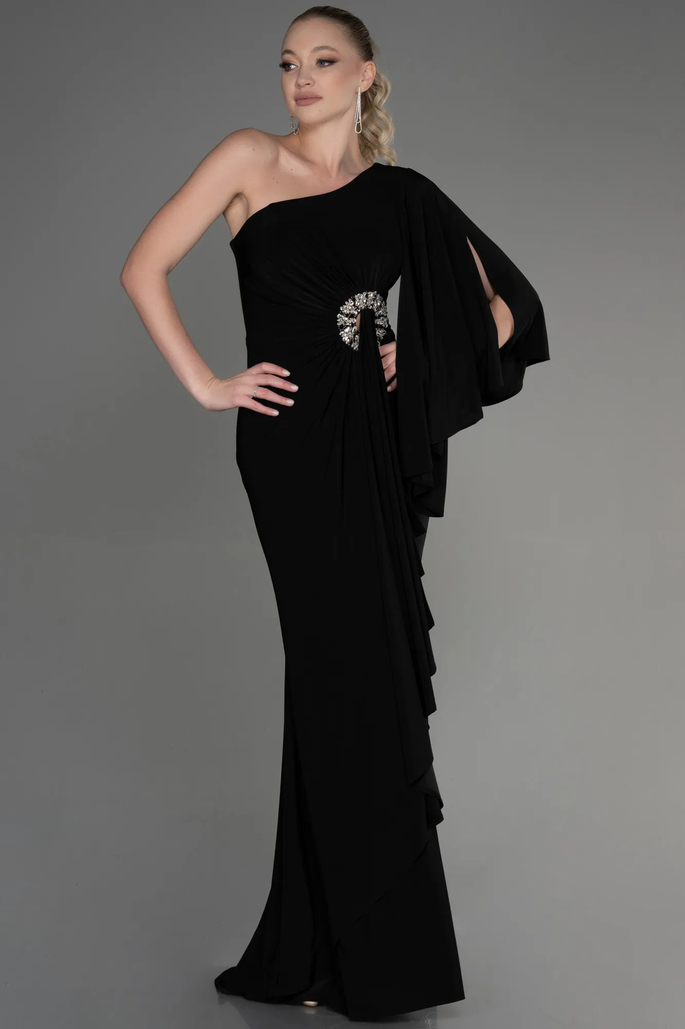 Black-Long Evening Dress ABU3371