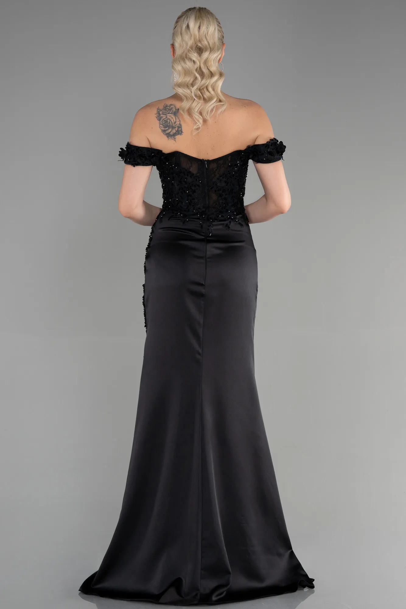 Black-Long Evening Dress ABU3384
