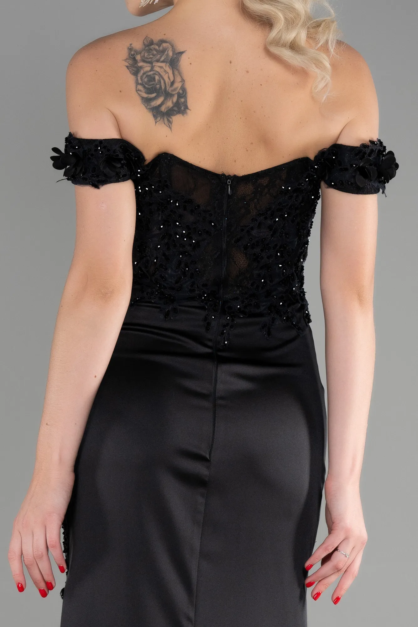 Black-Long Evening Dress ABU3384