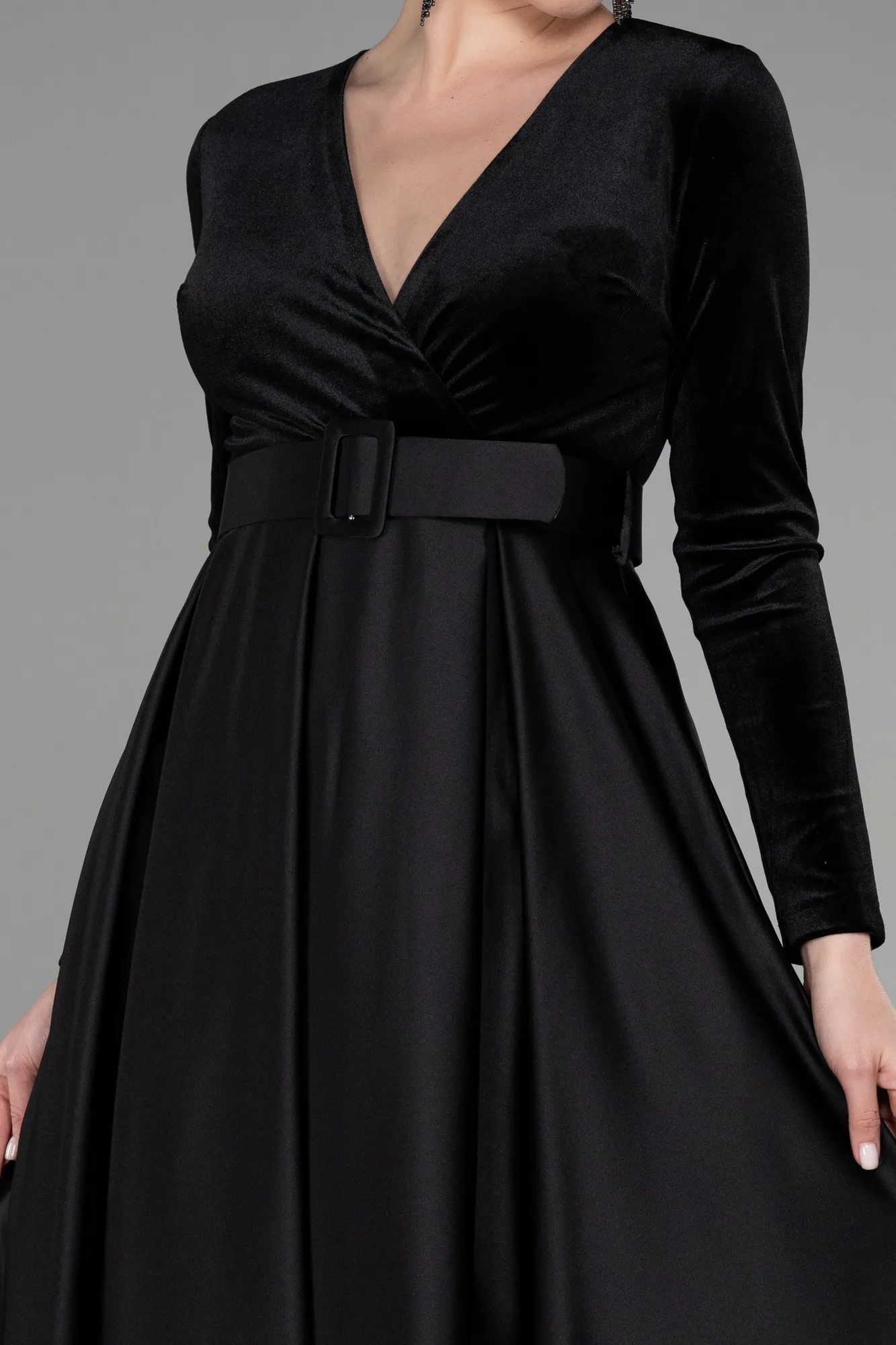 Black-Long Evening Dress ABU3388