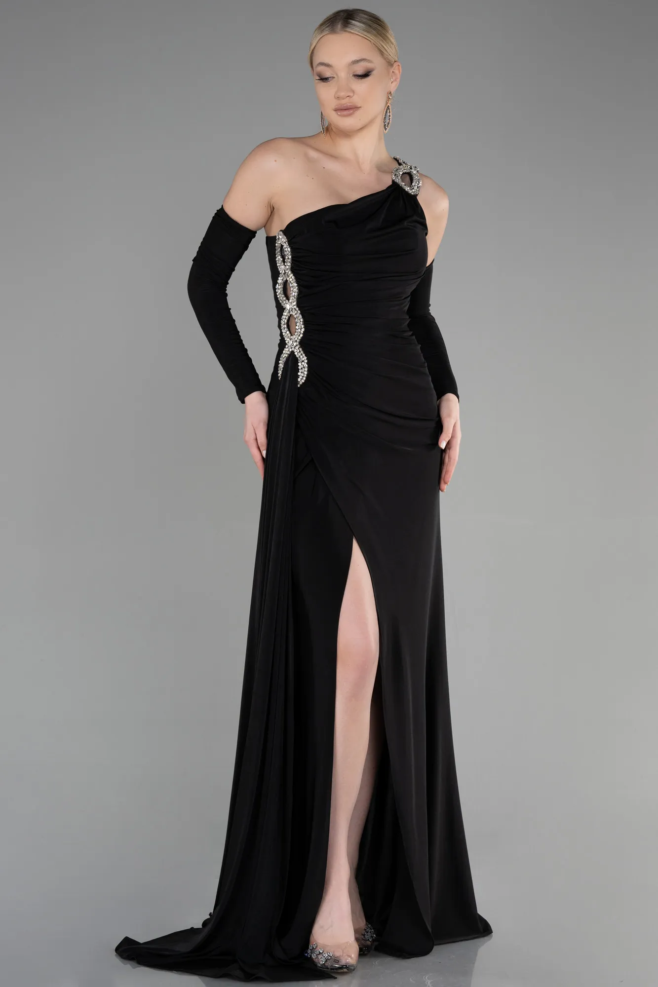 Black-Long Evening Dress ABU3466