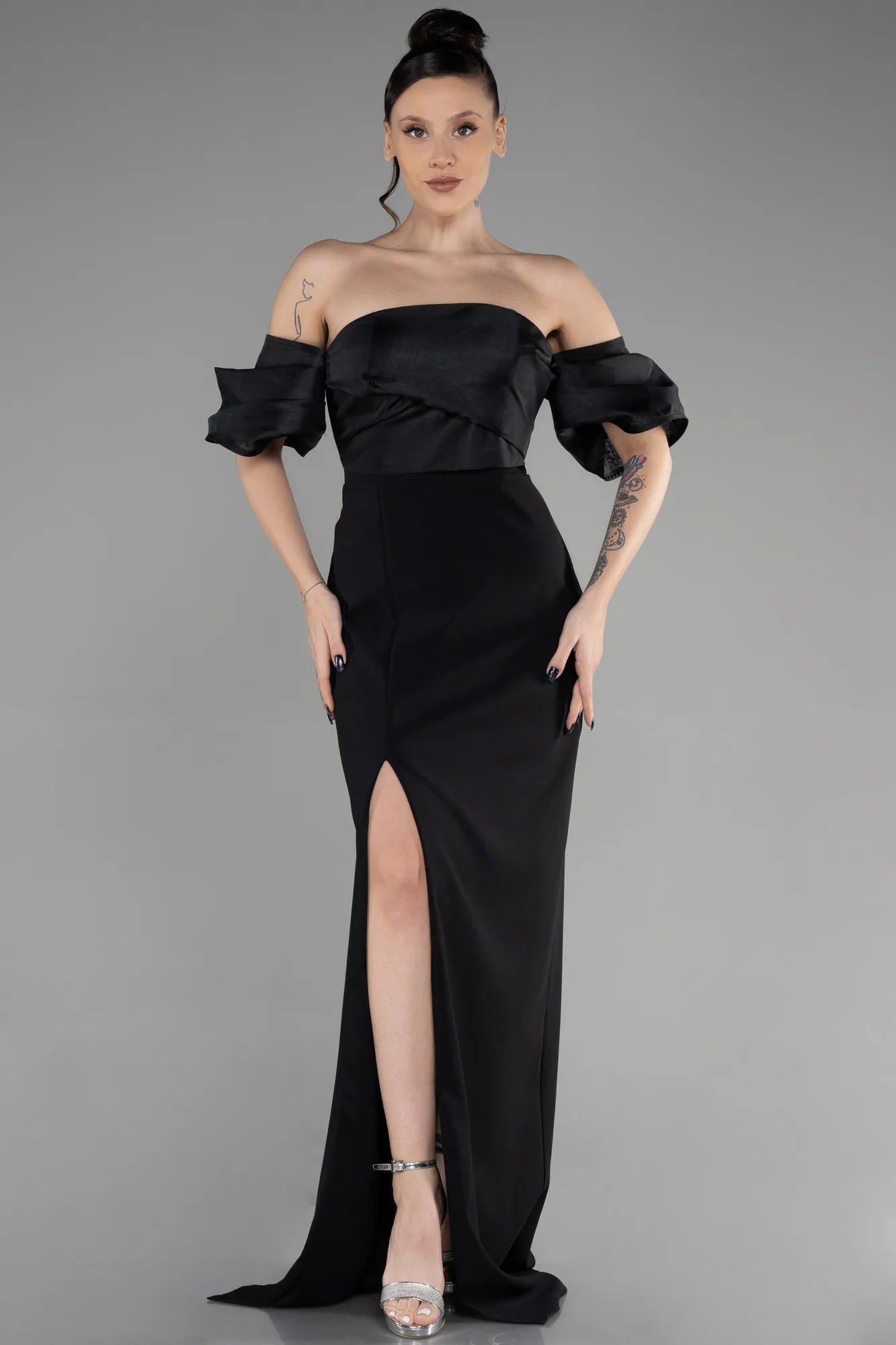 Black-Long Evening Dress ABU3507