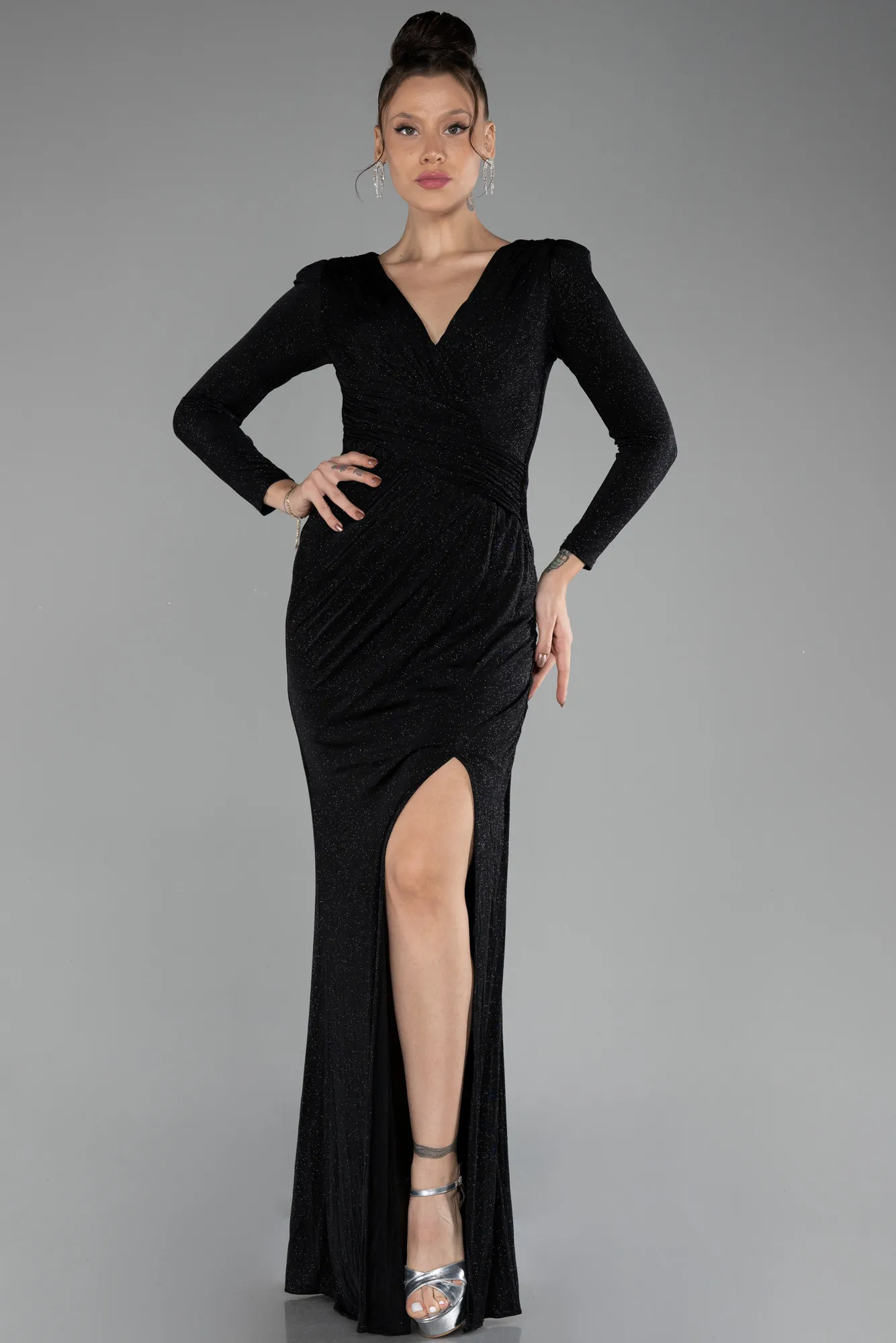 Black-Long Evening Dress ABU3542