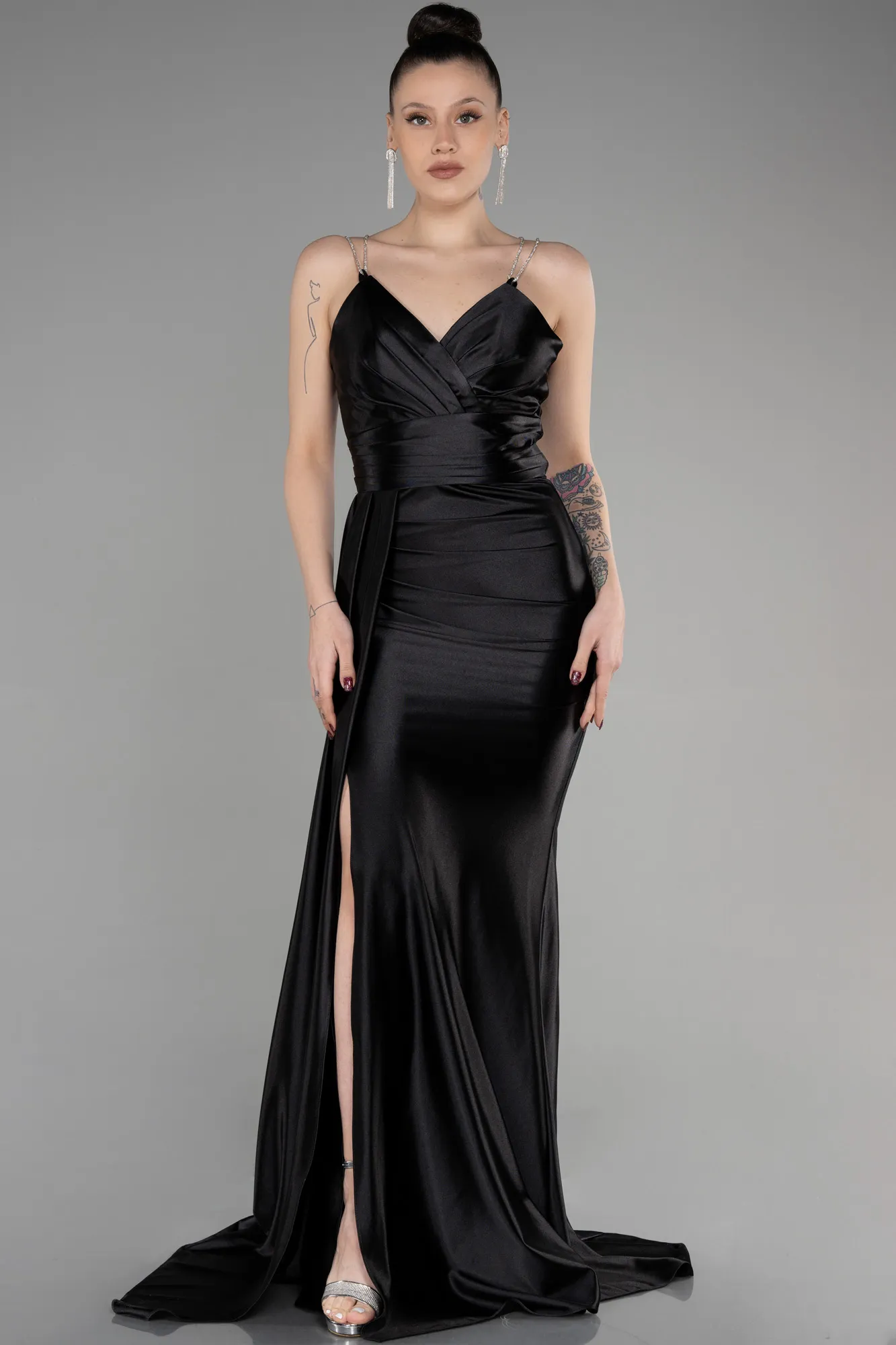 Black-Long Evening Dress ABU3564
