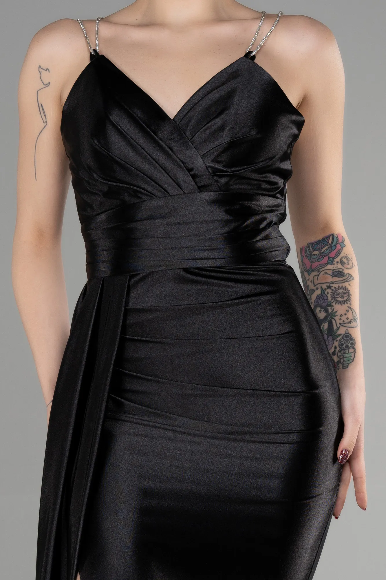 Black-Long Evening Dress ABU3564