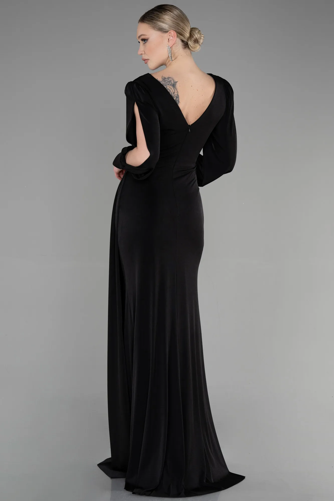 Black-Long Evening Dress ABU3576