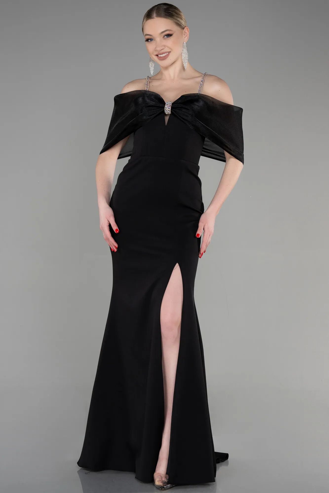 Black-Long Evening Dress ABU3601