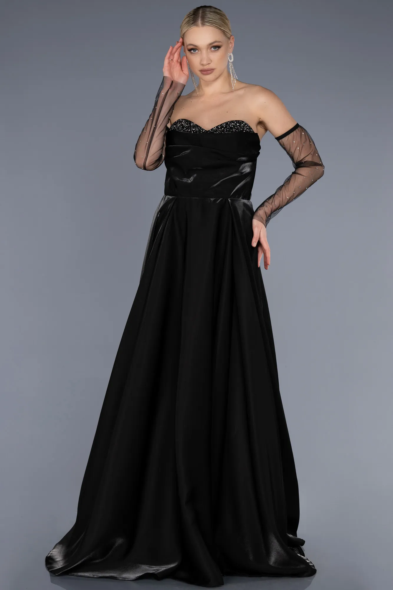Black-Long Evening Dress ABU3604