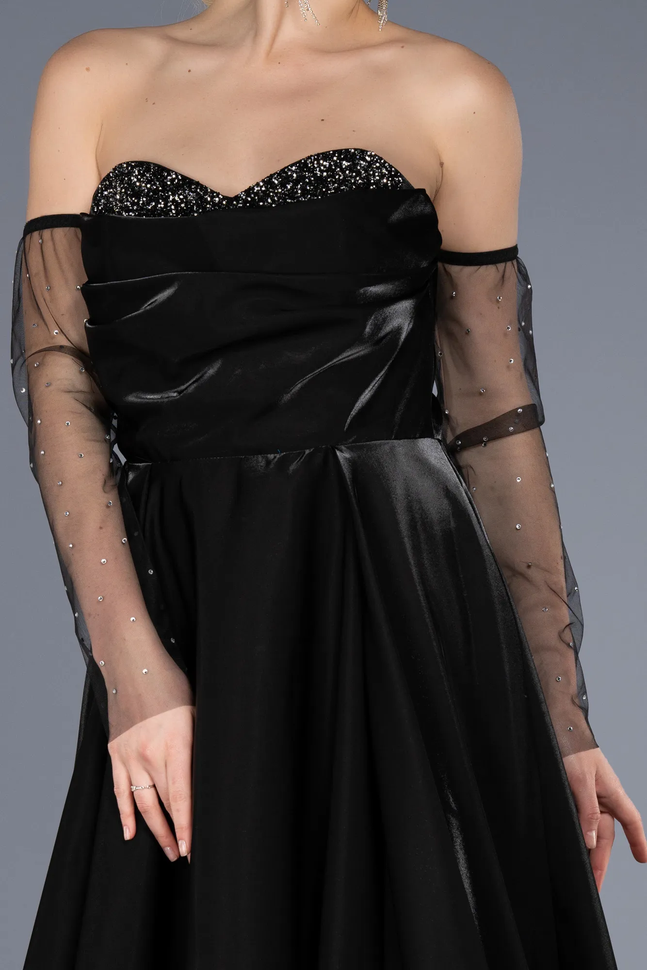 Black-Long Evening Dress ABU3604