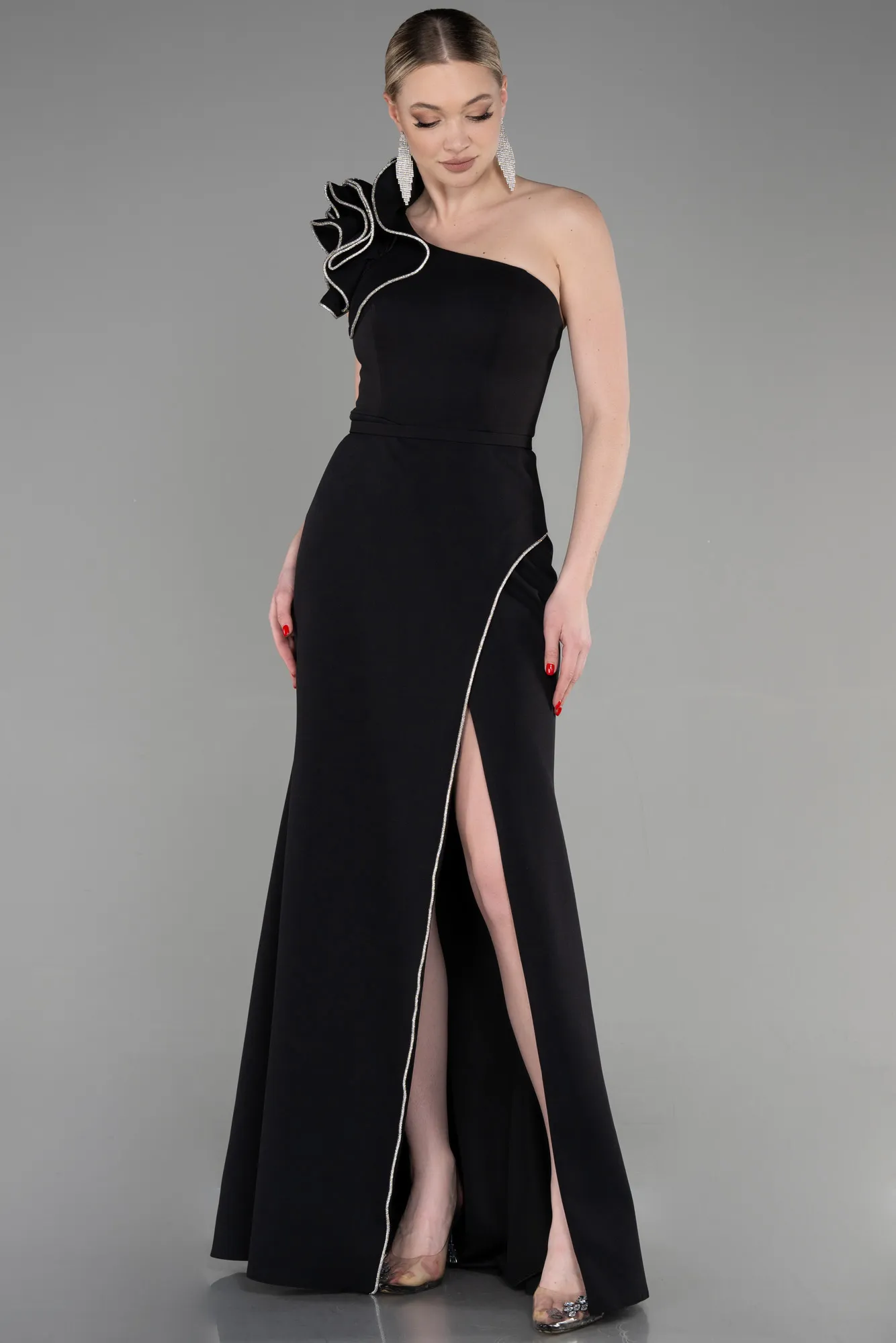 Black-Long Evening Dress ABU3605