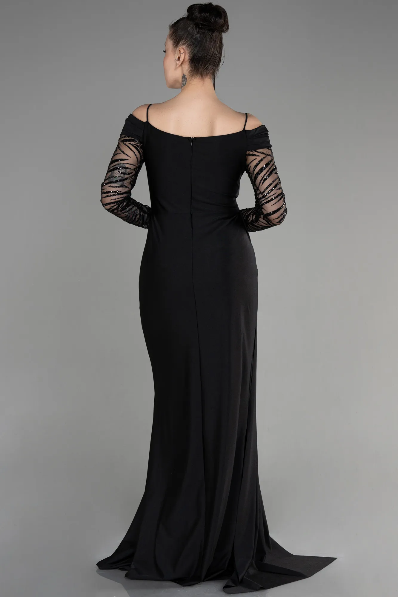Black-Long Evening Dress ABU3656