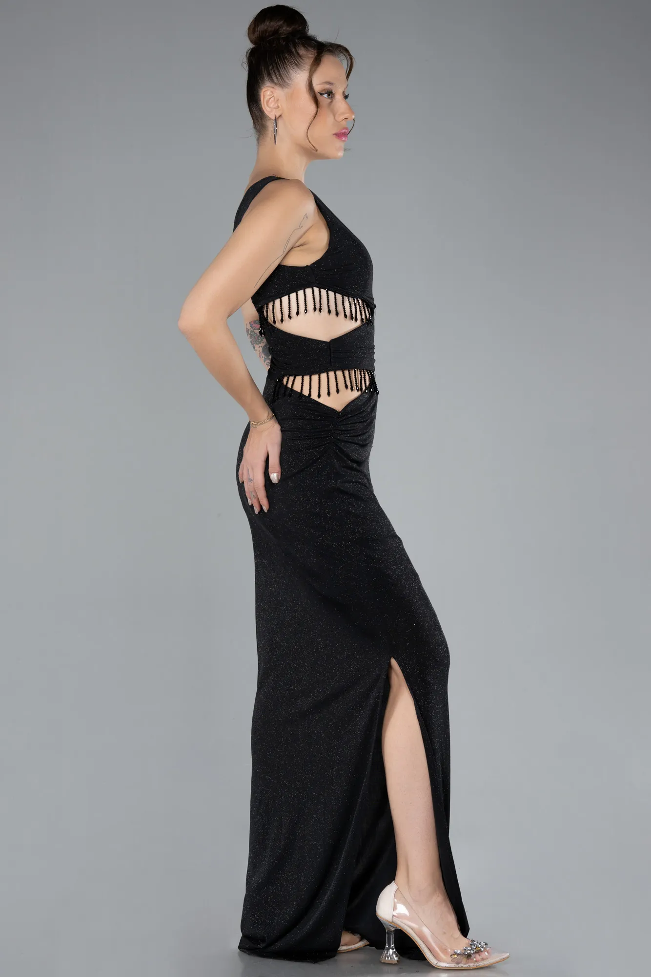 Black-Long Evening Dress ABU3702