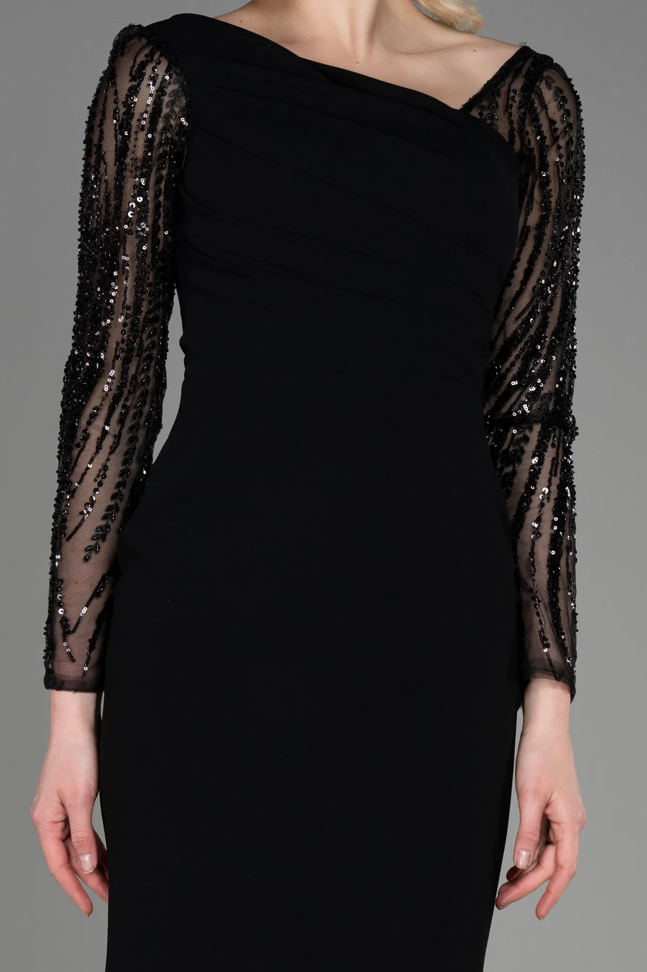 Black-Long Evening Dress ABU3712