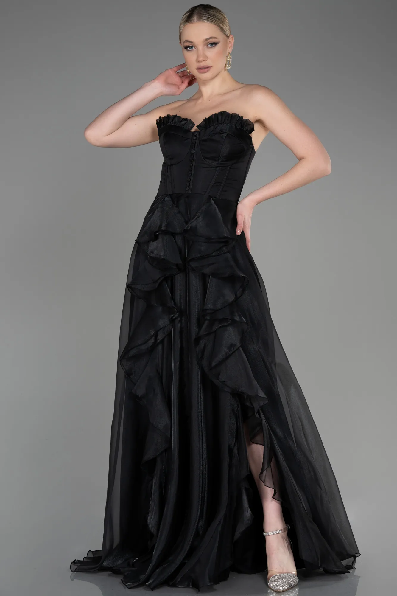 Black-Long Evening Dress ABU3720